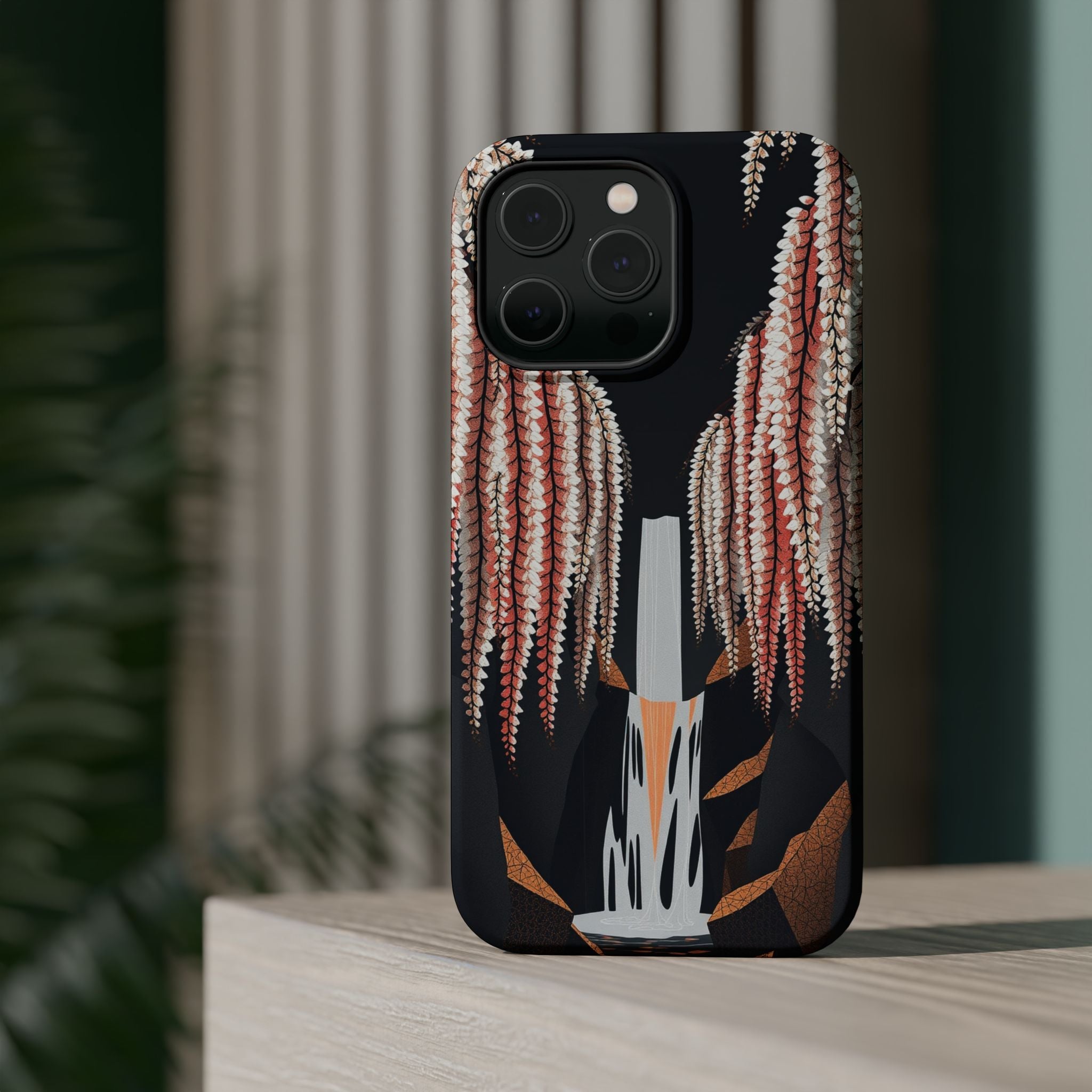 iPhone Earthy Wisteria Cascade Design Slim Everyday iPhone 10 Designer · iPhone
