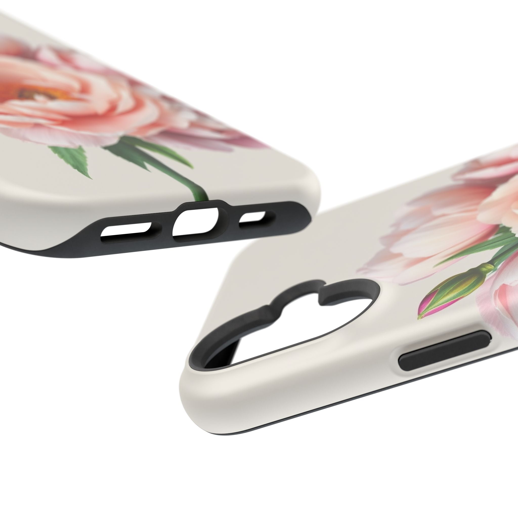 iPhone Serene Peony Bouquet Design Bold Modern Everyday Snap Case · iPhone Case