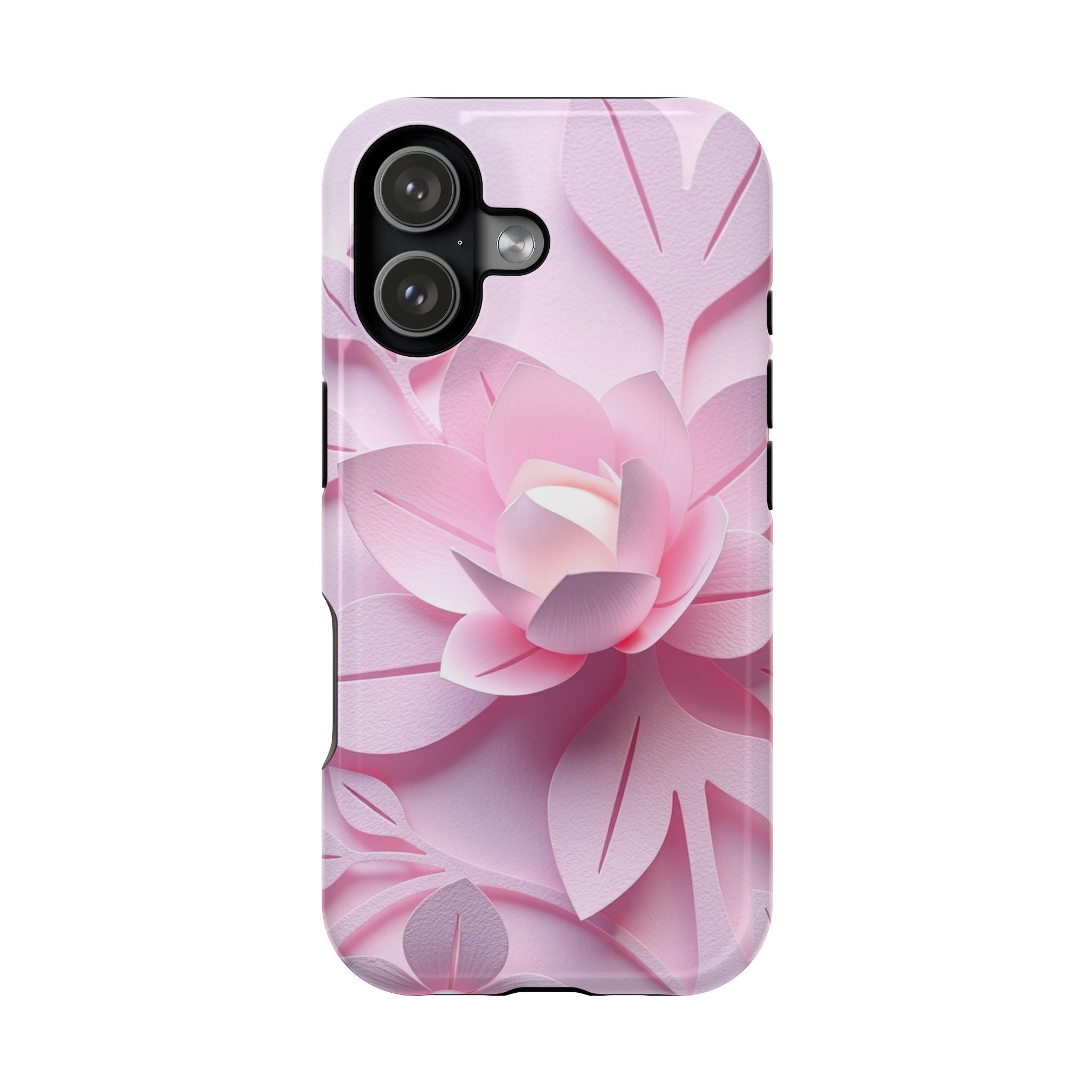 iPhone Floral Geometric Paper Cut Art Slim Everyday Designer Case · iPhone Case