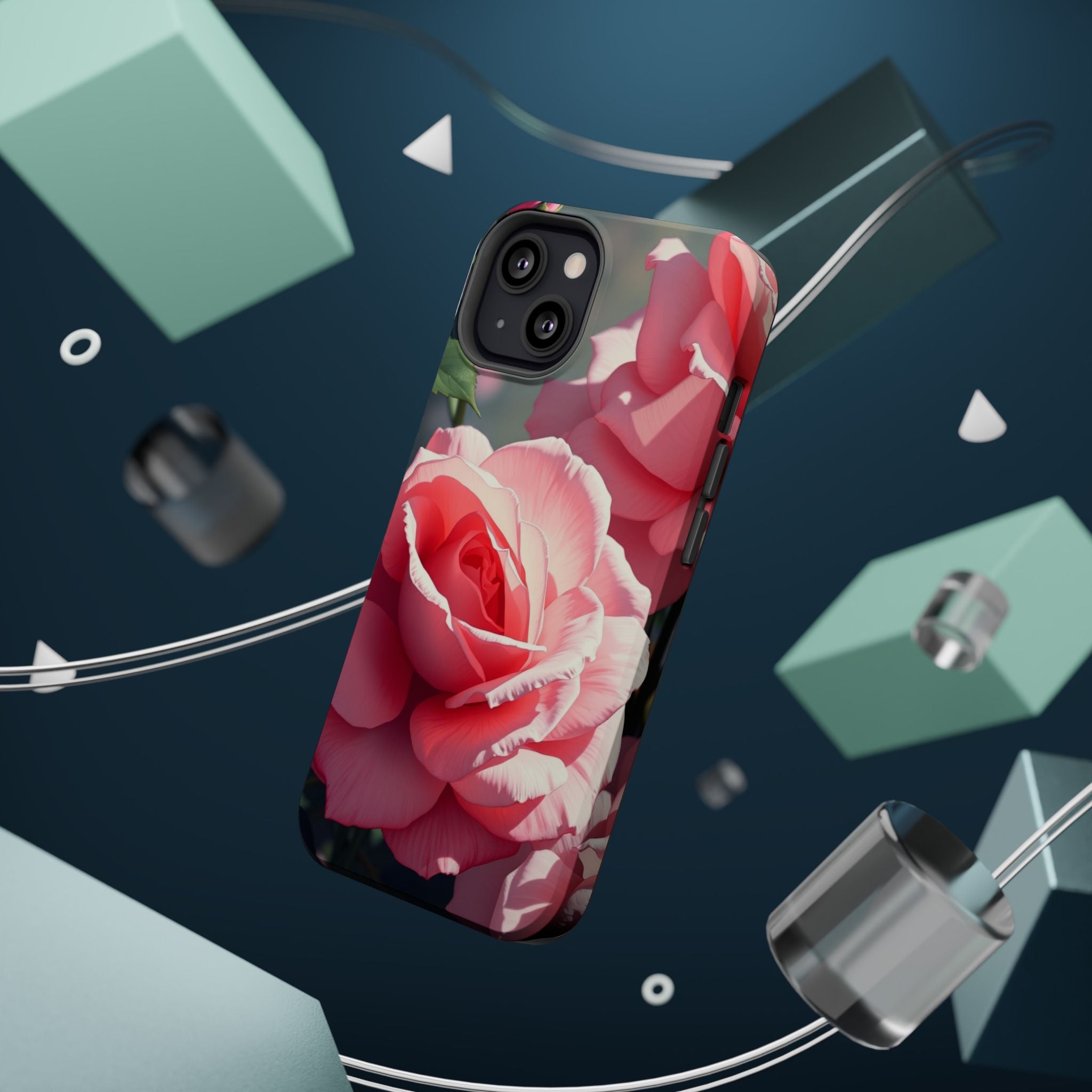 iPhone Serene Rose Garden Design Bold Modern Everyday Snap Case · iPhone Case