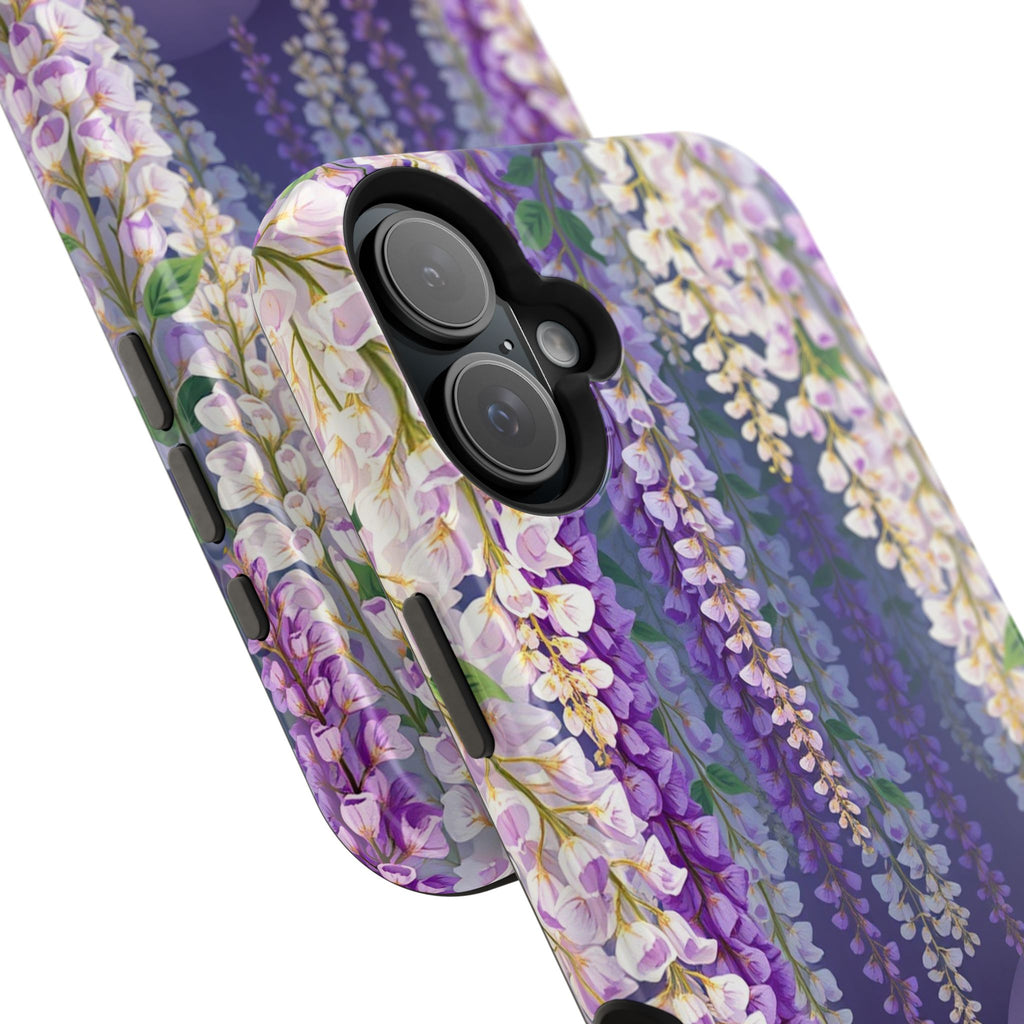 iPhone Mint And Blush Wisteria Cascade Slim Everyday Designer Case · iPhone Case