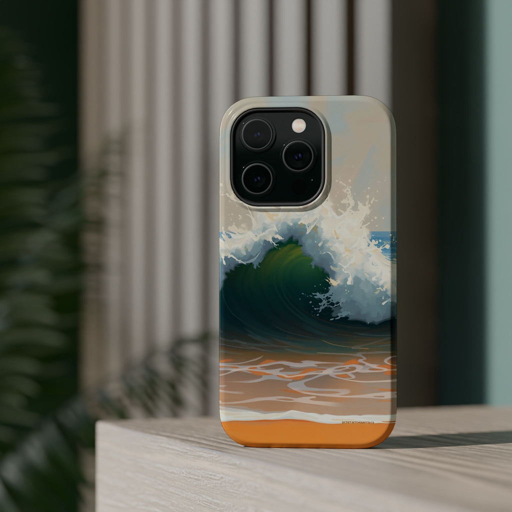 iPhone Radiant Ocean Wave Crash Design Slim Everyday Designer Case · iPhone Case