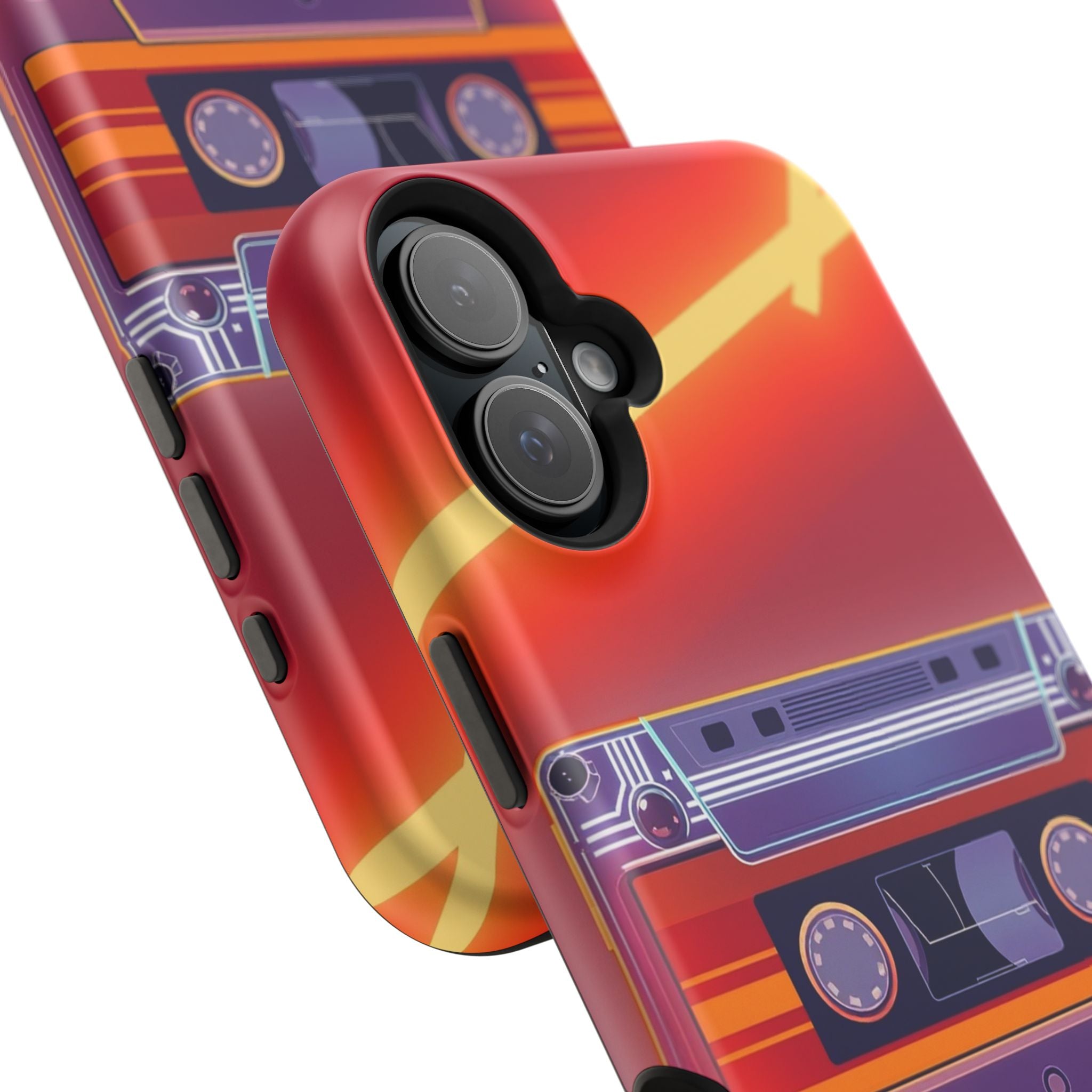 iPhone Cassette Tape Rewind Bold Art Slim Everyday Designer Case · iPhone Case