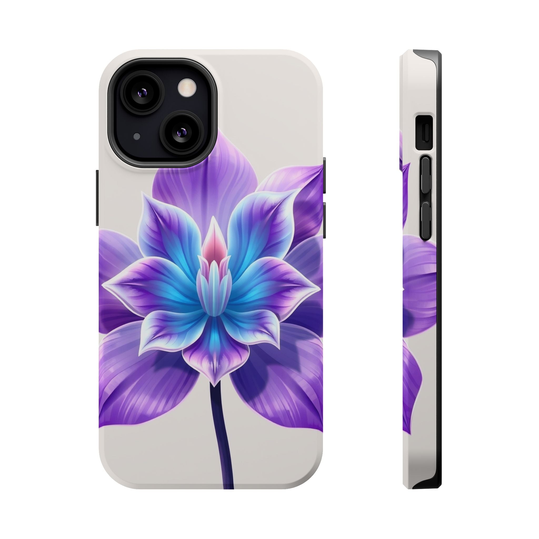 iPhone Dreamy Neon Floral Design 10 Slim Everyday Designer Case · iPhone Case