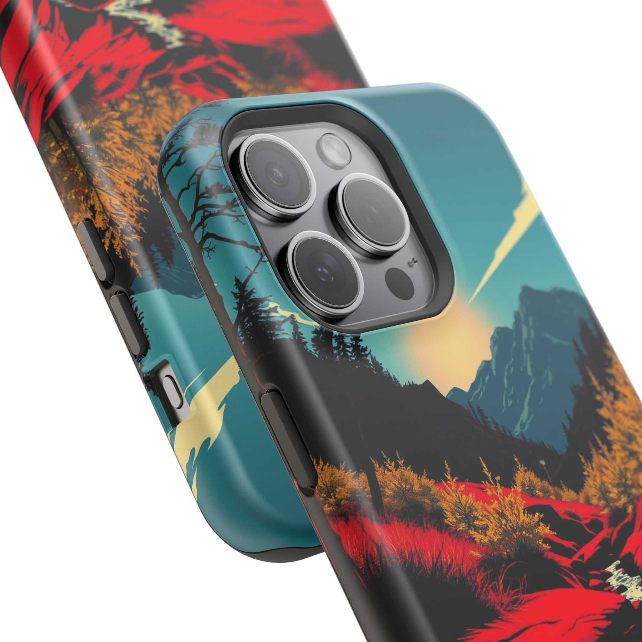 iPhone Earthy Spring Creek Design Bold Modern Everyday Snap Case · iPhone Case