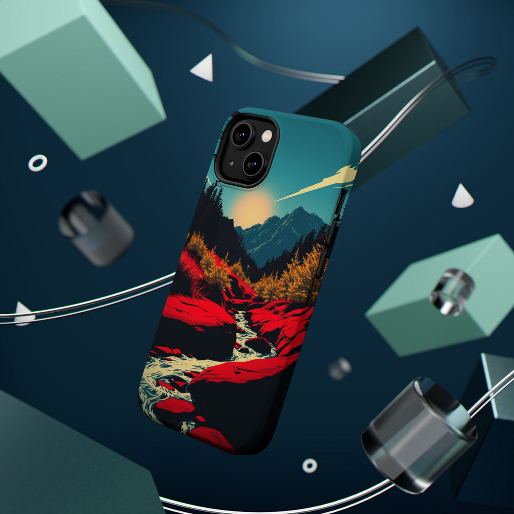 iPhone Earthy Spring Creek Design Bold Modern Everyday Snap Case · iPhone Case