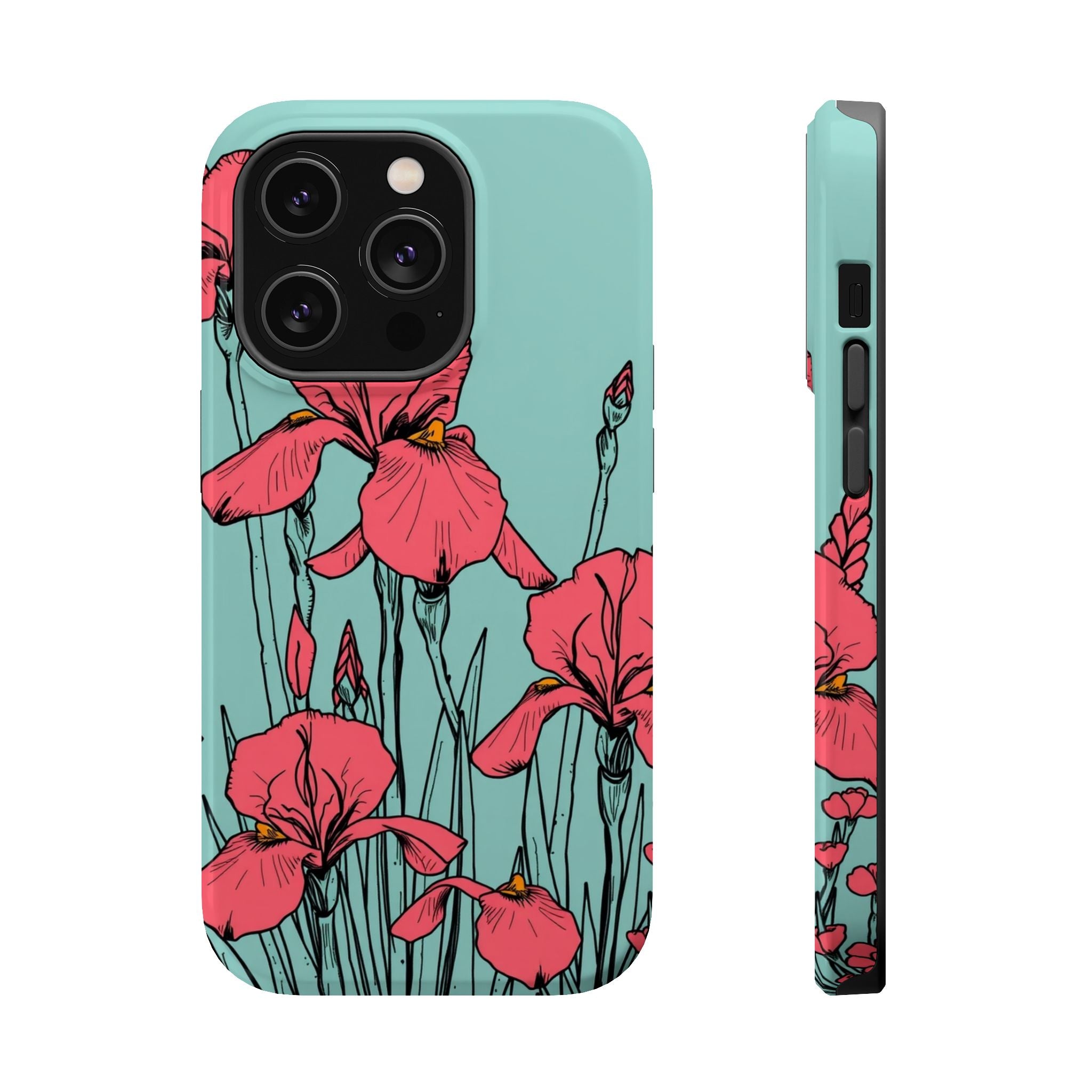 iPhone Iris Garden Bold Art Slim Everyday Designer Case · iPhone Case Quiet Mood