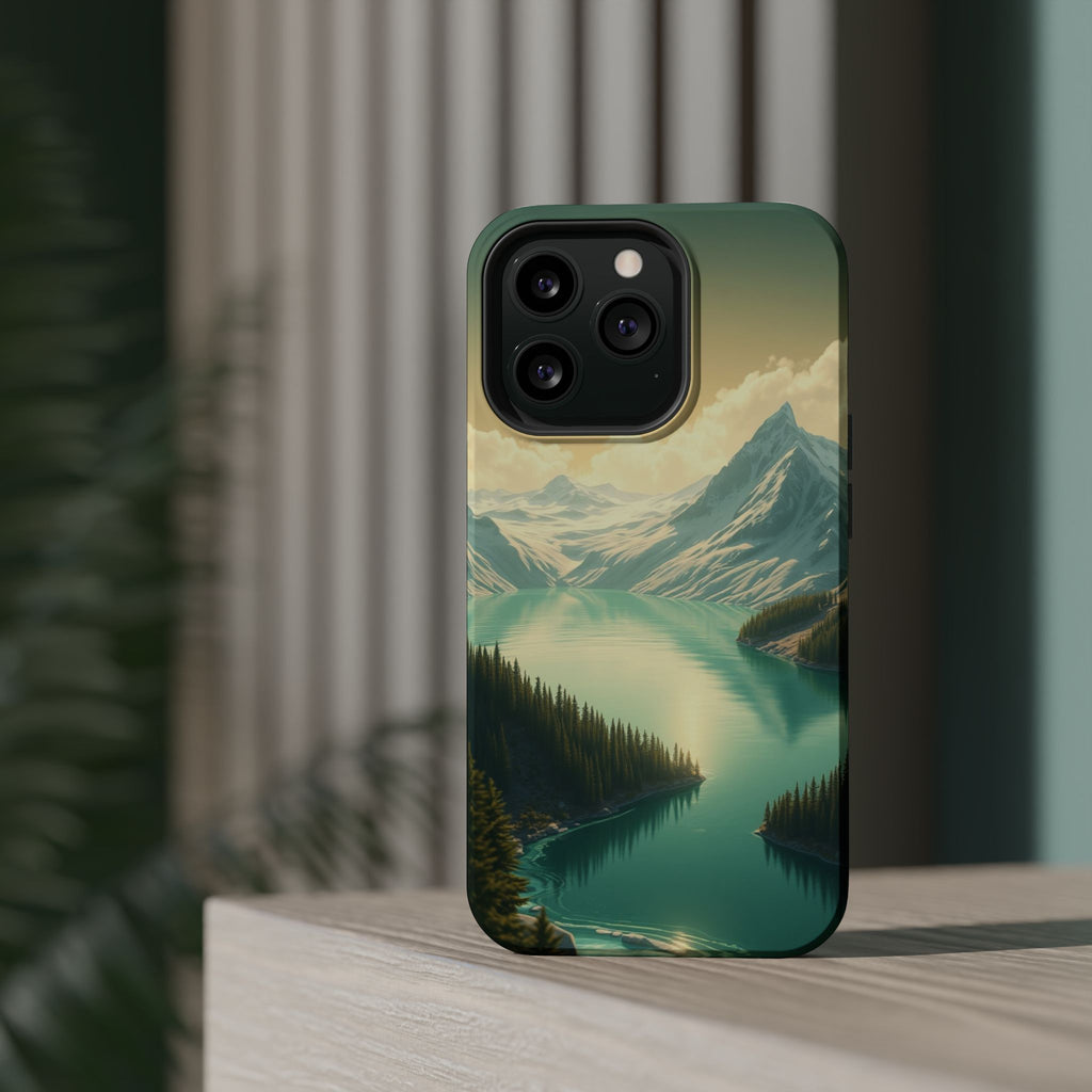 iPhone Glacier Lake Bold Art Slim Everyday Designer Case · iPhone Case