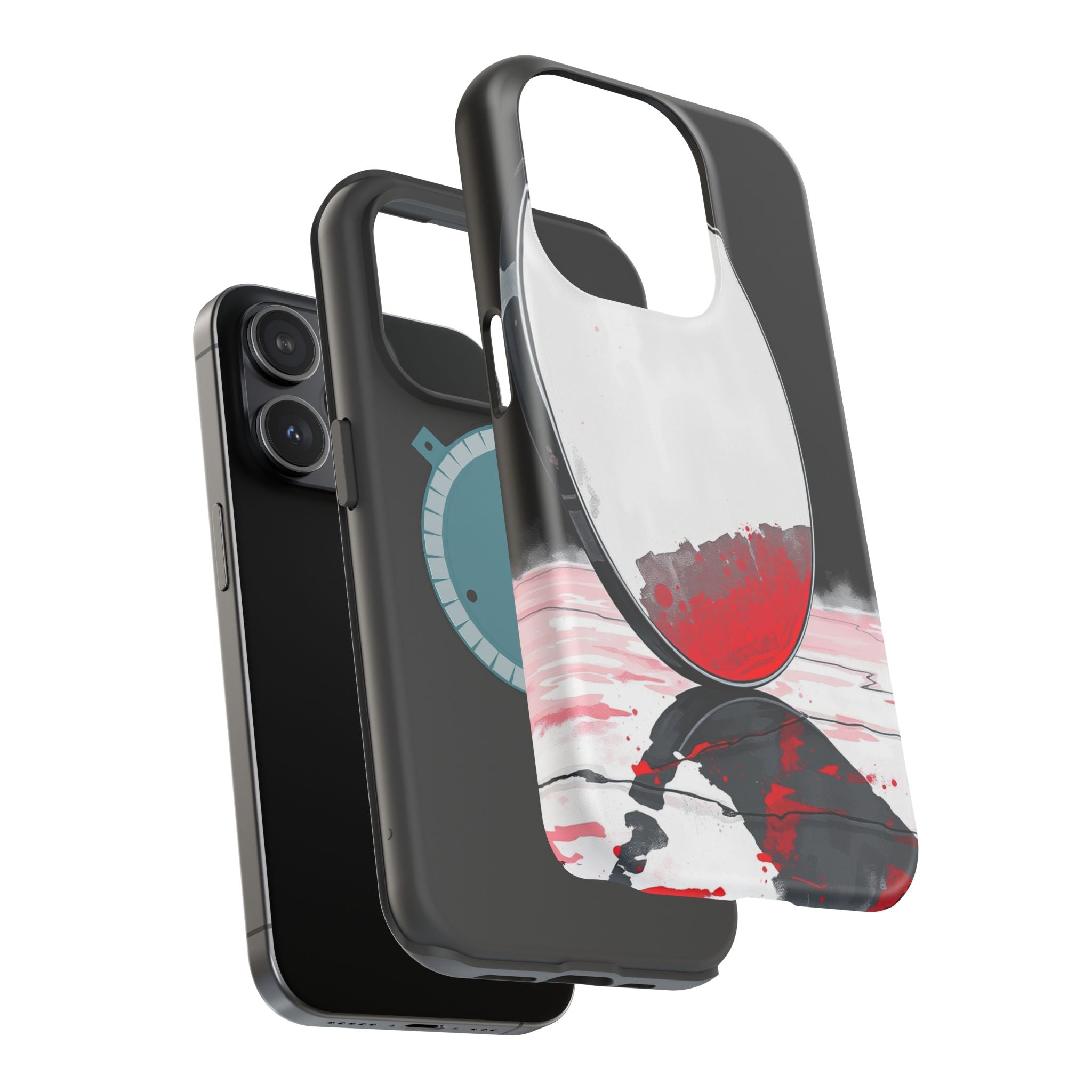 iPhone Earthy Salt Flat Mirror Design Slim Everyday Designer Case · iPhone Case