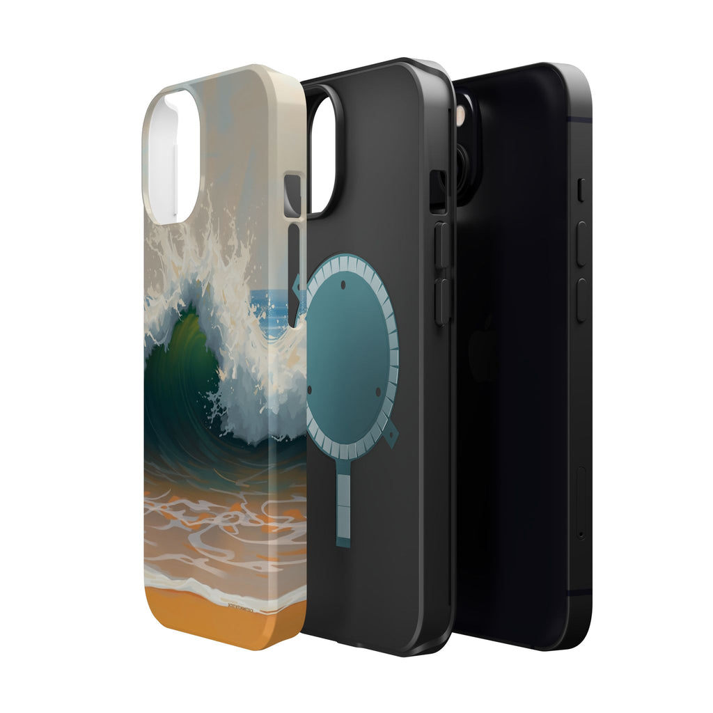 iPhone Radiant Ocean Wave Crash Design Slim Everyday Designer Case · iPhone Case