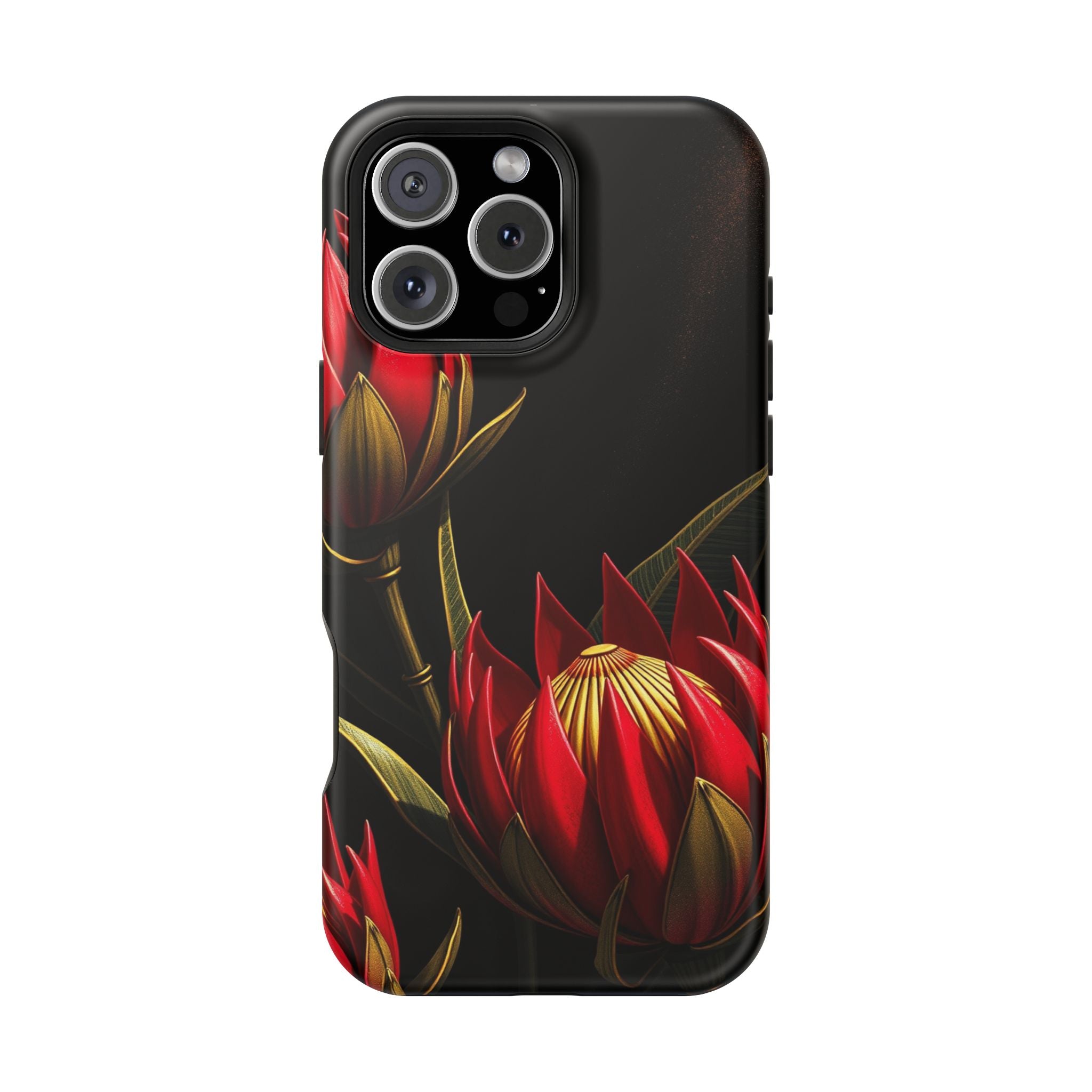 iPhone Protea Bold Gold Foil Luxury Slim Everyday Designer Case · iPhone Case