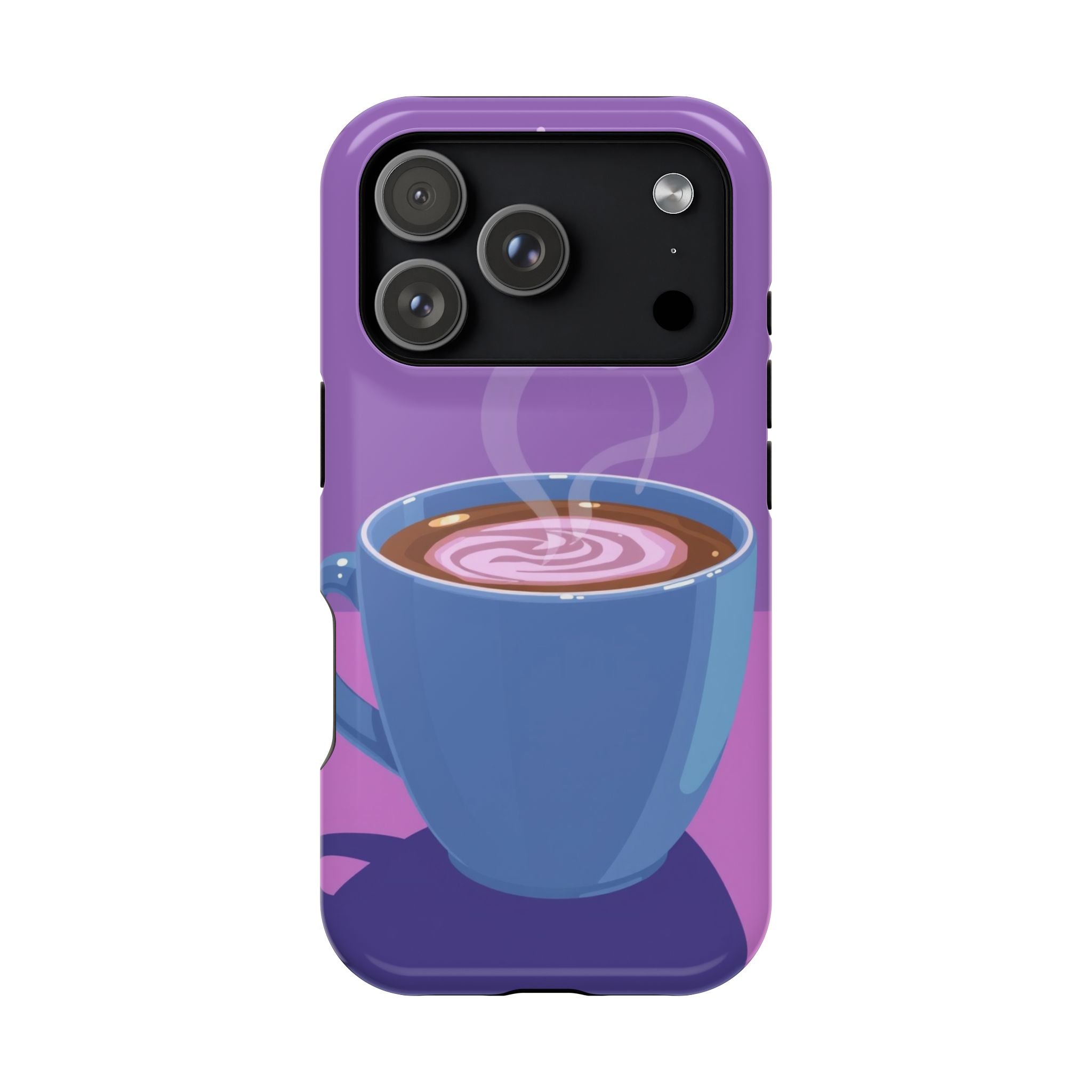 iPhone Emotional Support Coffee Pixel Art -Bit Soft Finish Everyday Case · iPhon