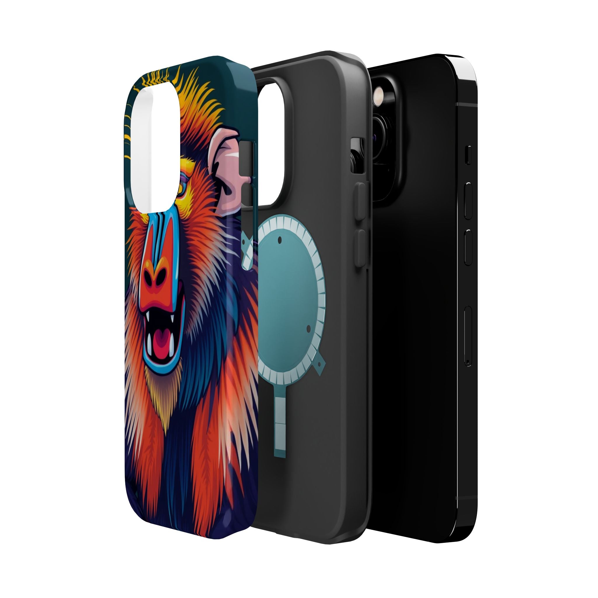 iPhone Mandrill Colorful Face Kids Fun iPhone Phone Case Gift Slim · iPhone Case