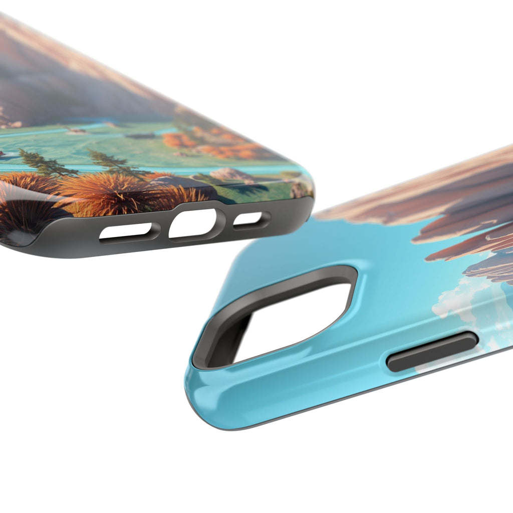 iPhone Pine Ridge Electric Art Slim Everyday Designer Case · iPhone Case