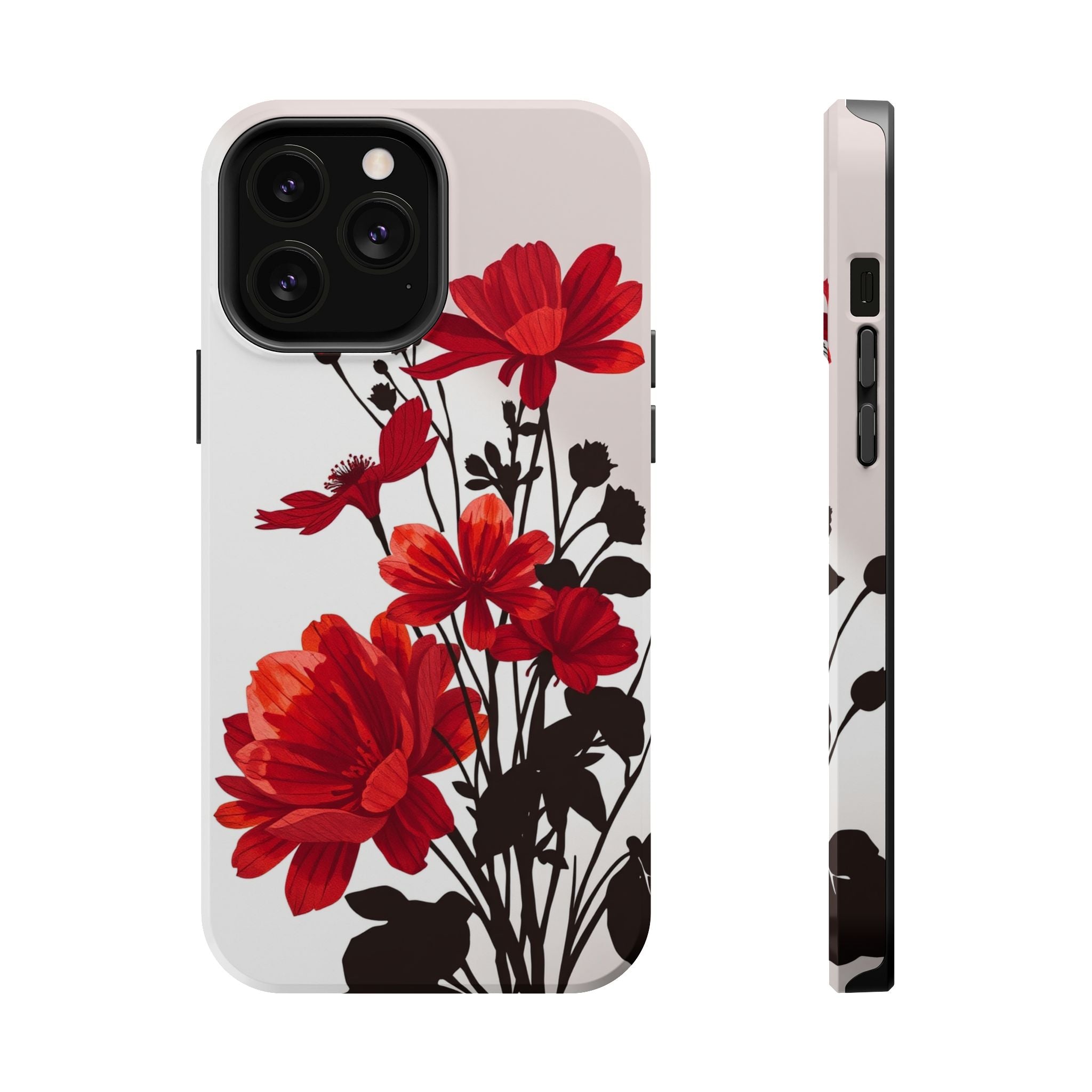 iPhone Floral Silhouette Cinematic Art Slim Snap Case · iPhone Case