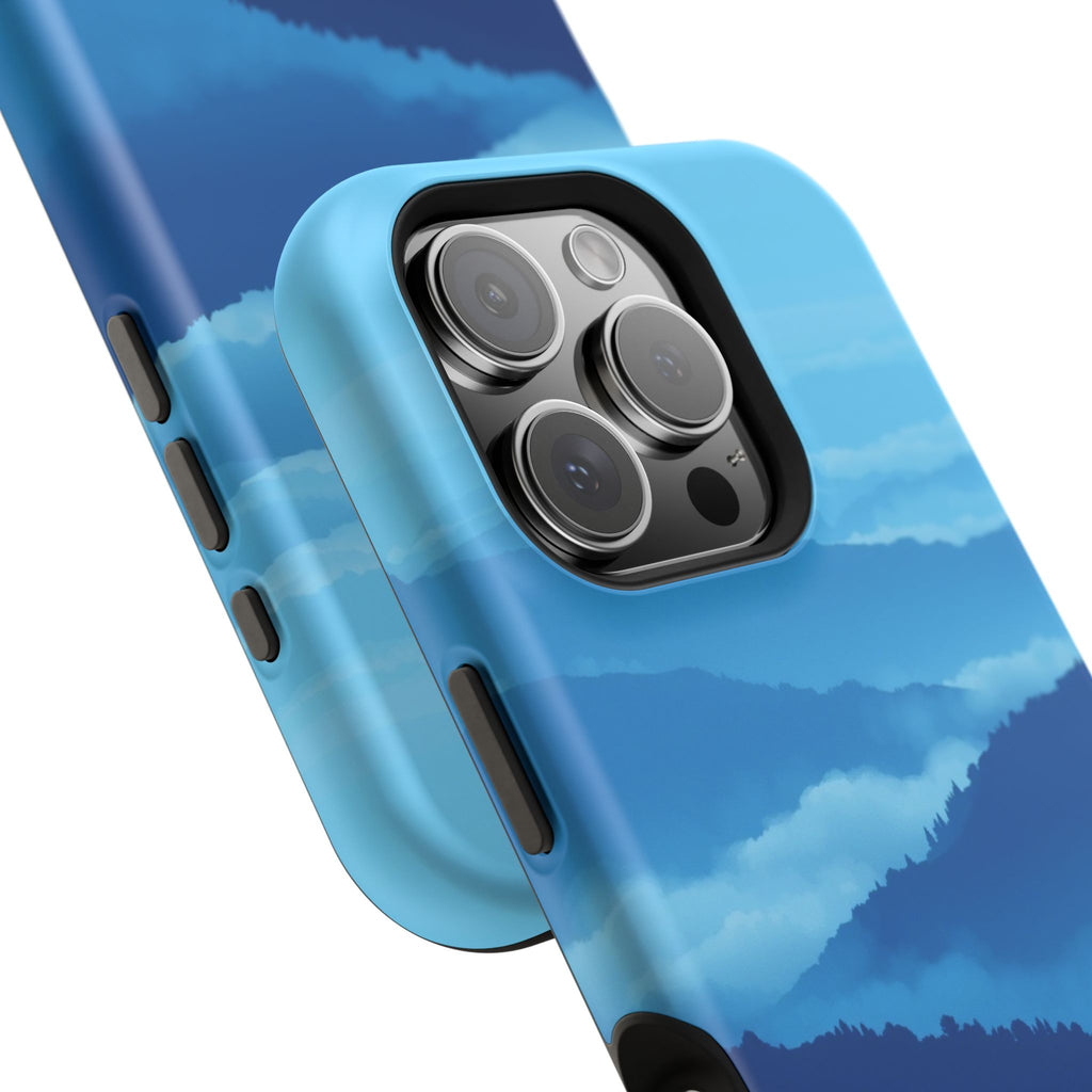 iPhone Fog Rolling Over Hills Pixel Art -Bit Slim iPhone Everyday · iPhone Case