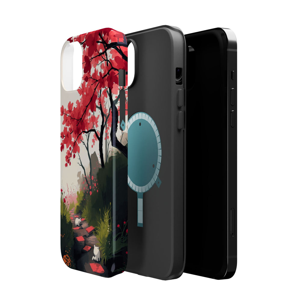 iPhone Blossom Trail Oil Painting Impressionist Soft iPhone Finish · iPhone Case