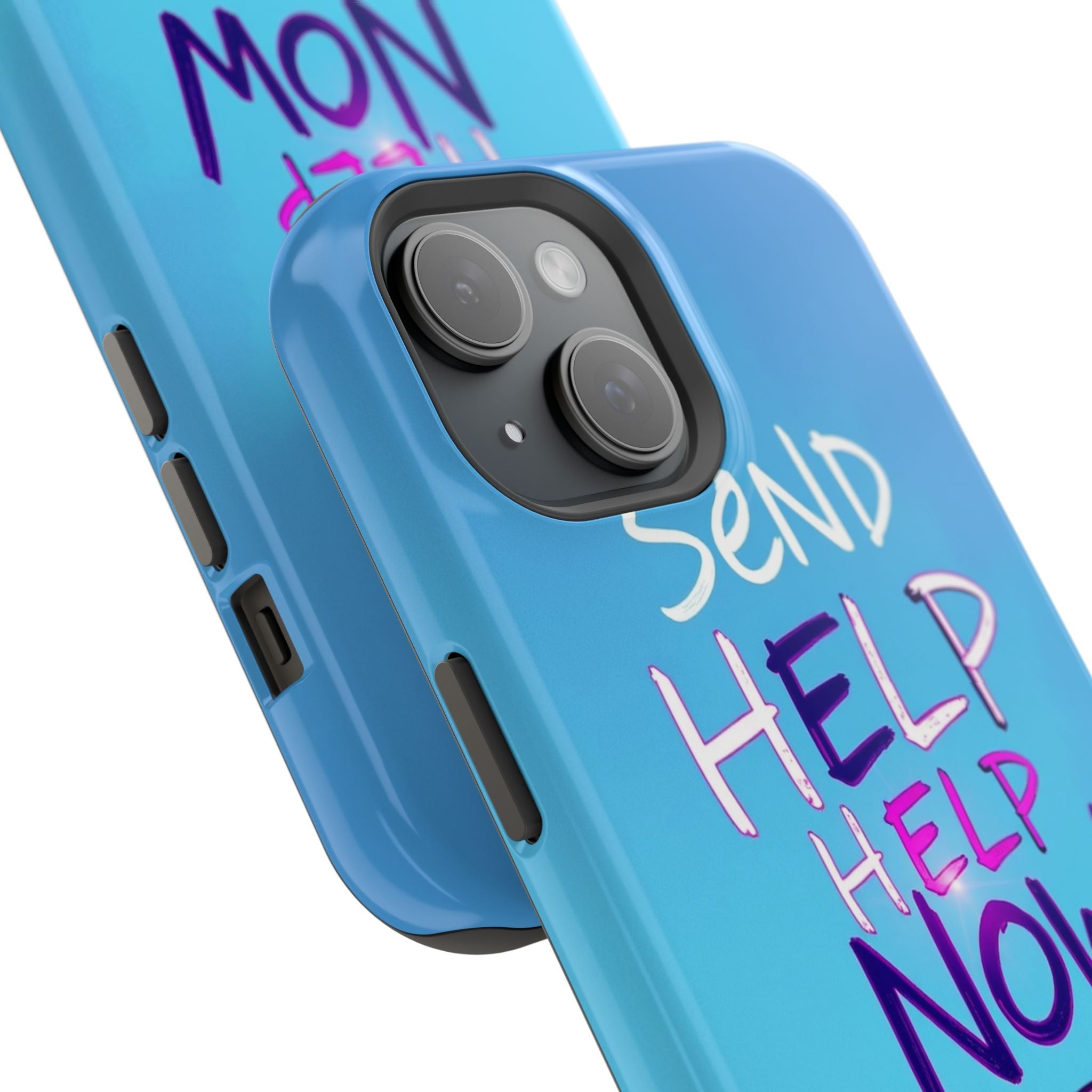 iPhone Radiant Send Help Now Design Slim Everyday Designer Case · iPhone Case