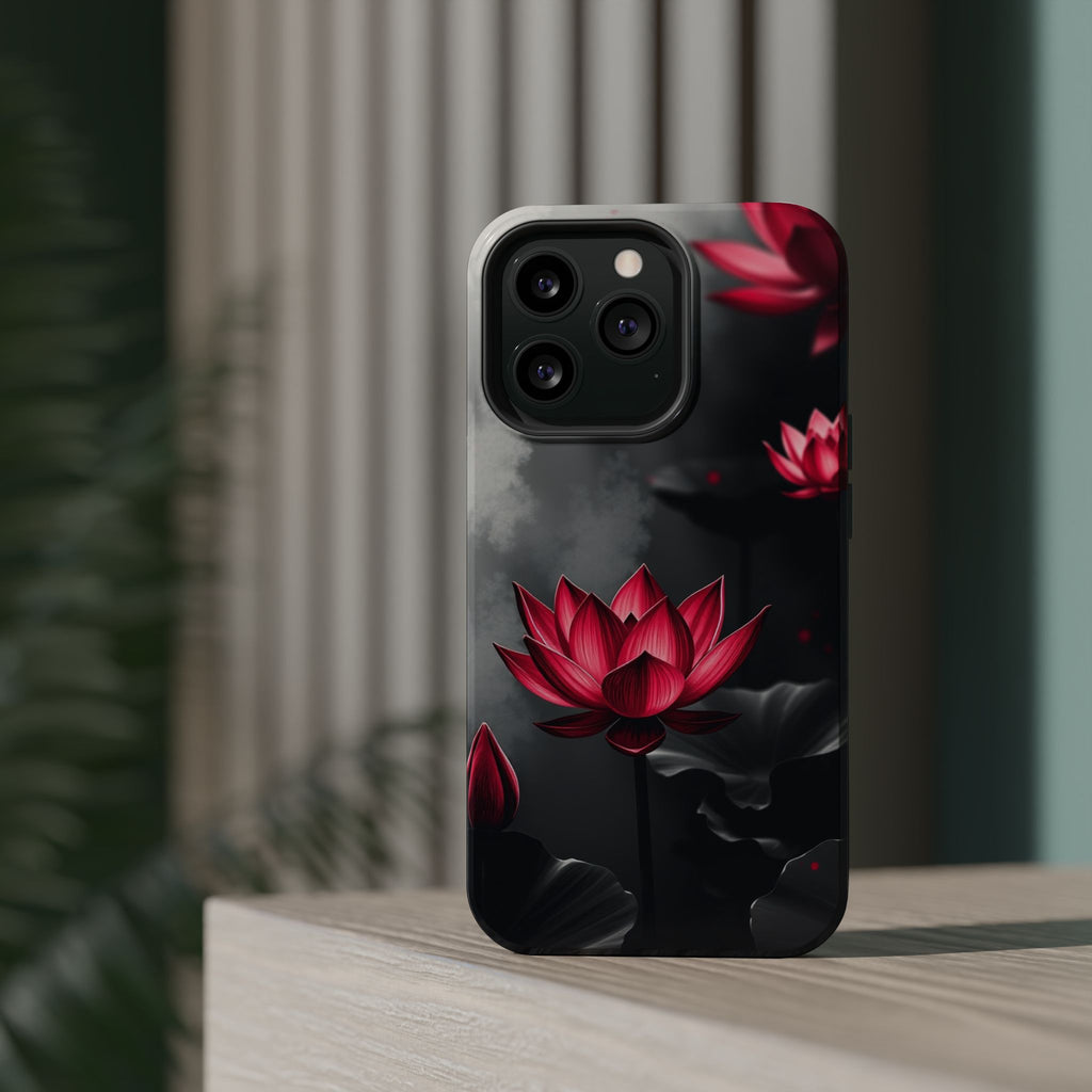 iPhone Lotus Pond Mystic Art 15 Slim Everyday Designer Case · iPhone Case