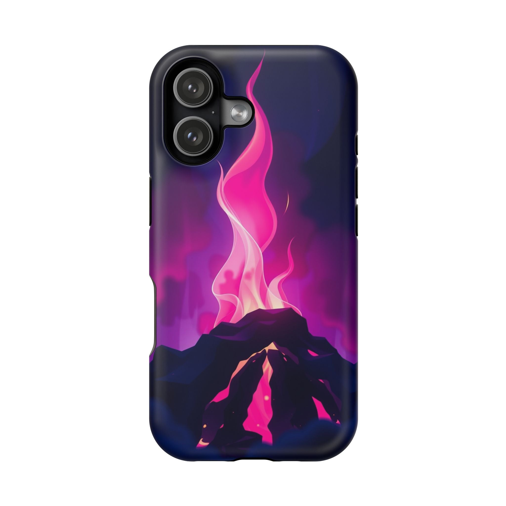 iPhone Cyan And Magenta Wildfire Glow Slim Everyday Designer Case · iPhone Case