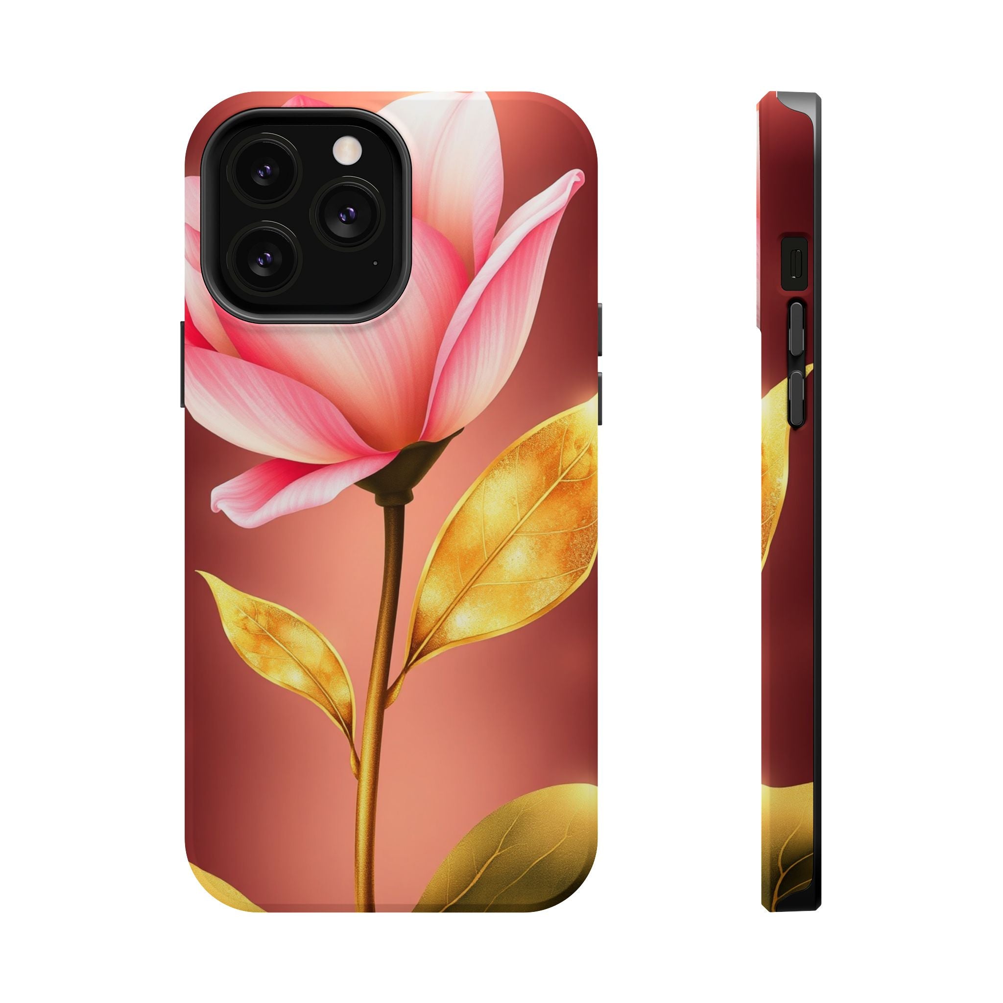 iPhone Dreamy Bloom and Leaf Design 14 Slim Everyday Designer Case · iPhone Case