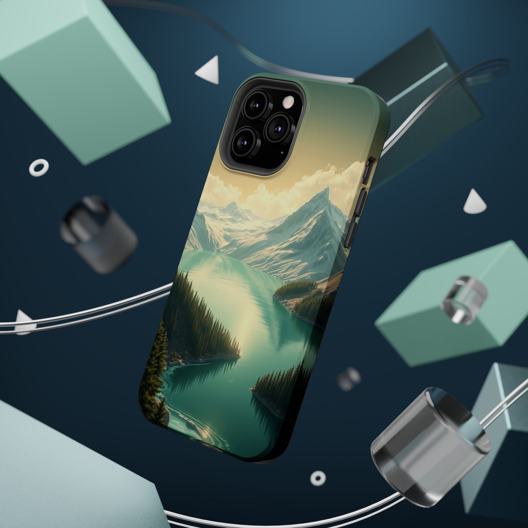 iPhone Glacier Lake Bold Art Slim Everyday Designer Case · iPhone Case