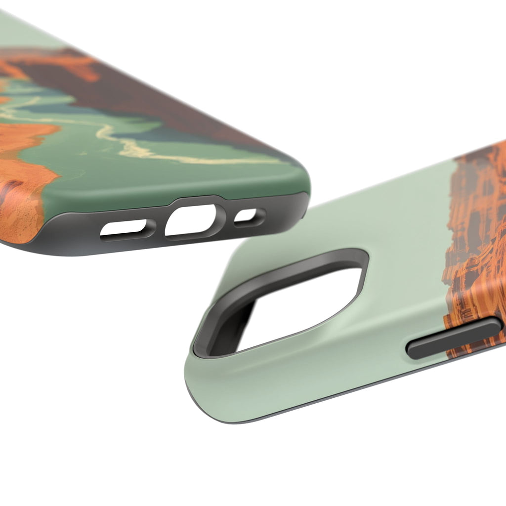 iPhone Burnt Orange And Sand River Canyon Slim iPhone Everyday Designer · iPhone