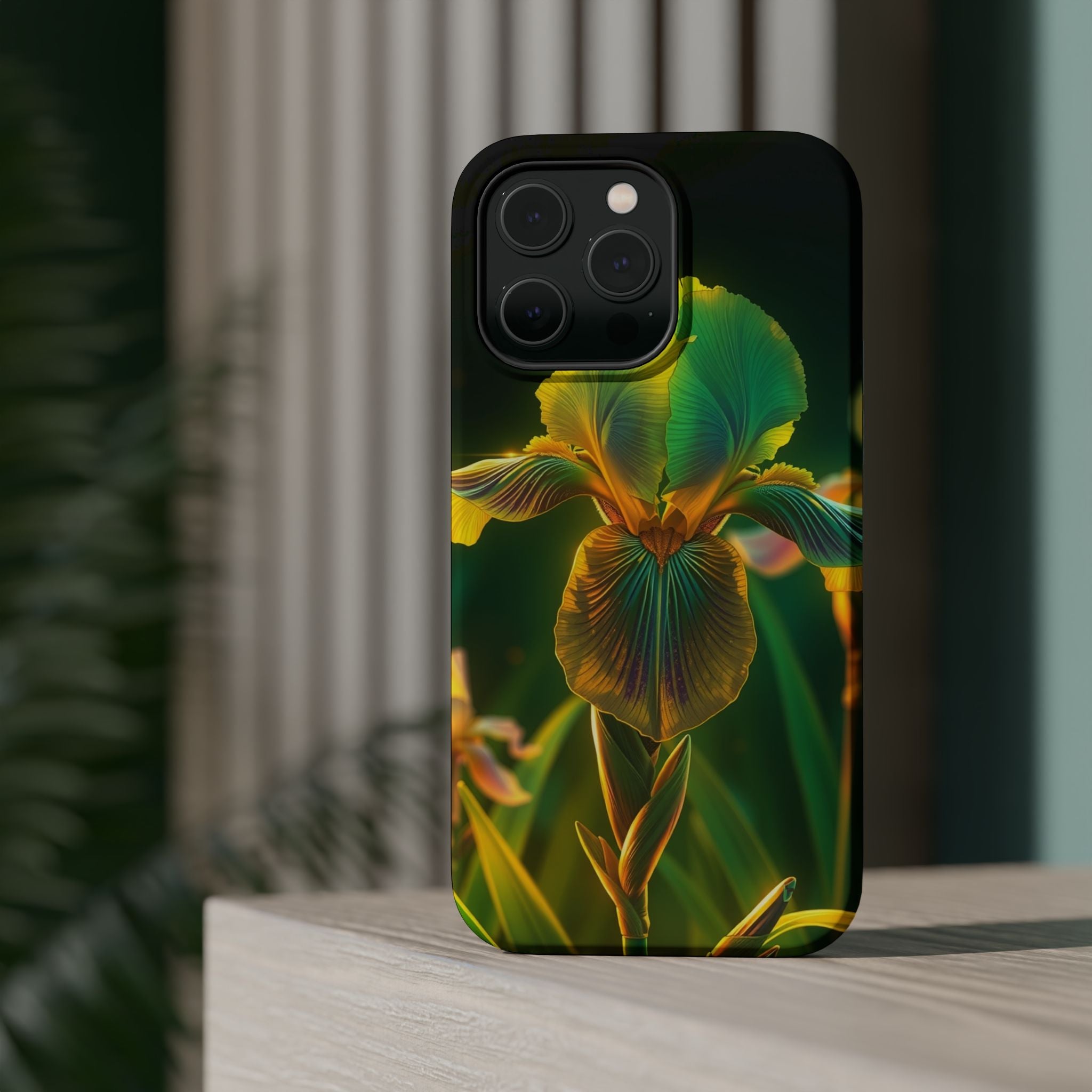 iPhone Iris Garden Bold Art Slim Everyday Designer Case · iPhone Case Quiet Mood