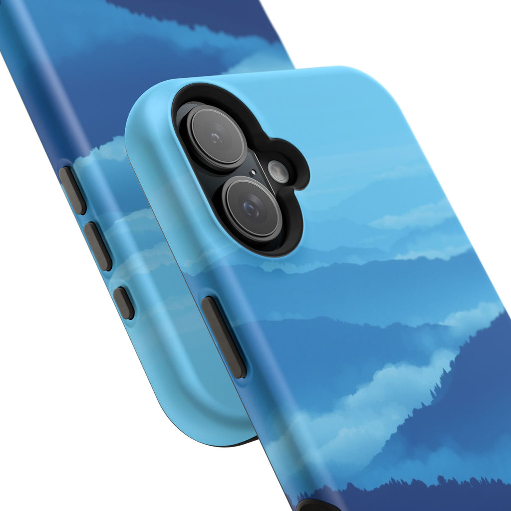 iPhone Fog Rolling Over Hills Pixel Art -Bit Slim iPhone Everyday · iPhone Case