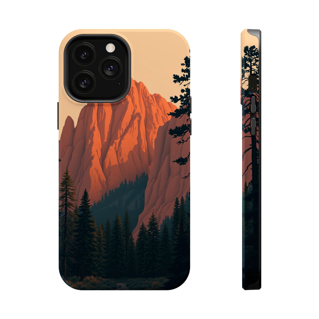 iPhone Serene Pine Ridge Design 18 Bold Modern Everyday Snap Case · iPhone Case