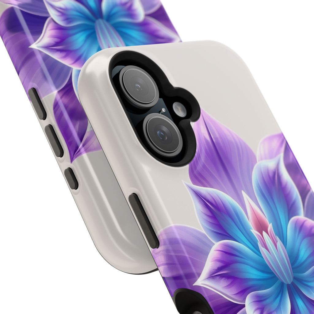 iPhone Dreamy Neon Floral Design 10 Slim Everyday Designer Case · iPhone Case