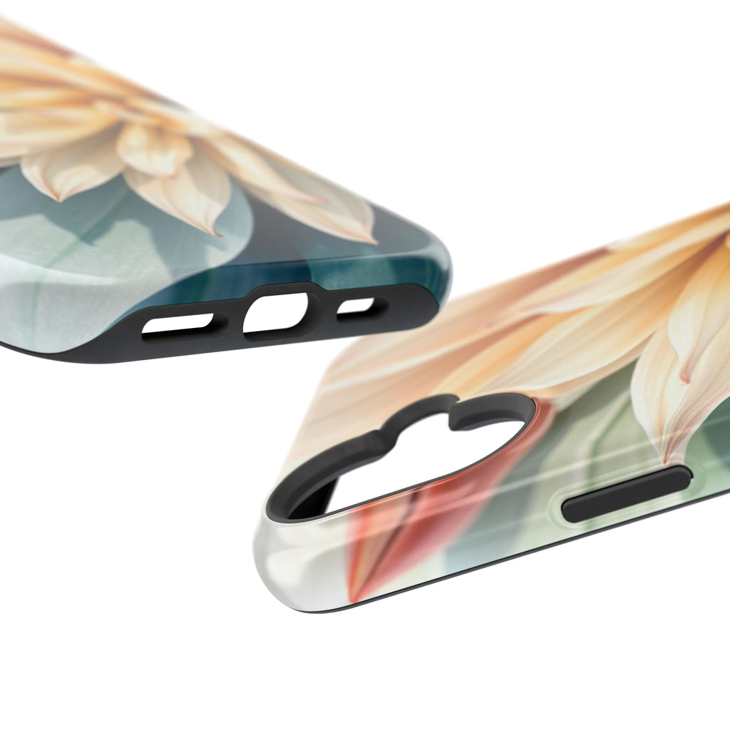 iPhone Neon Floral Radiant Design Clean Minimal Snap Case · iPhone Case