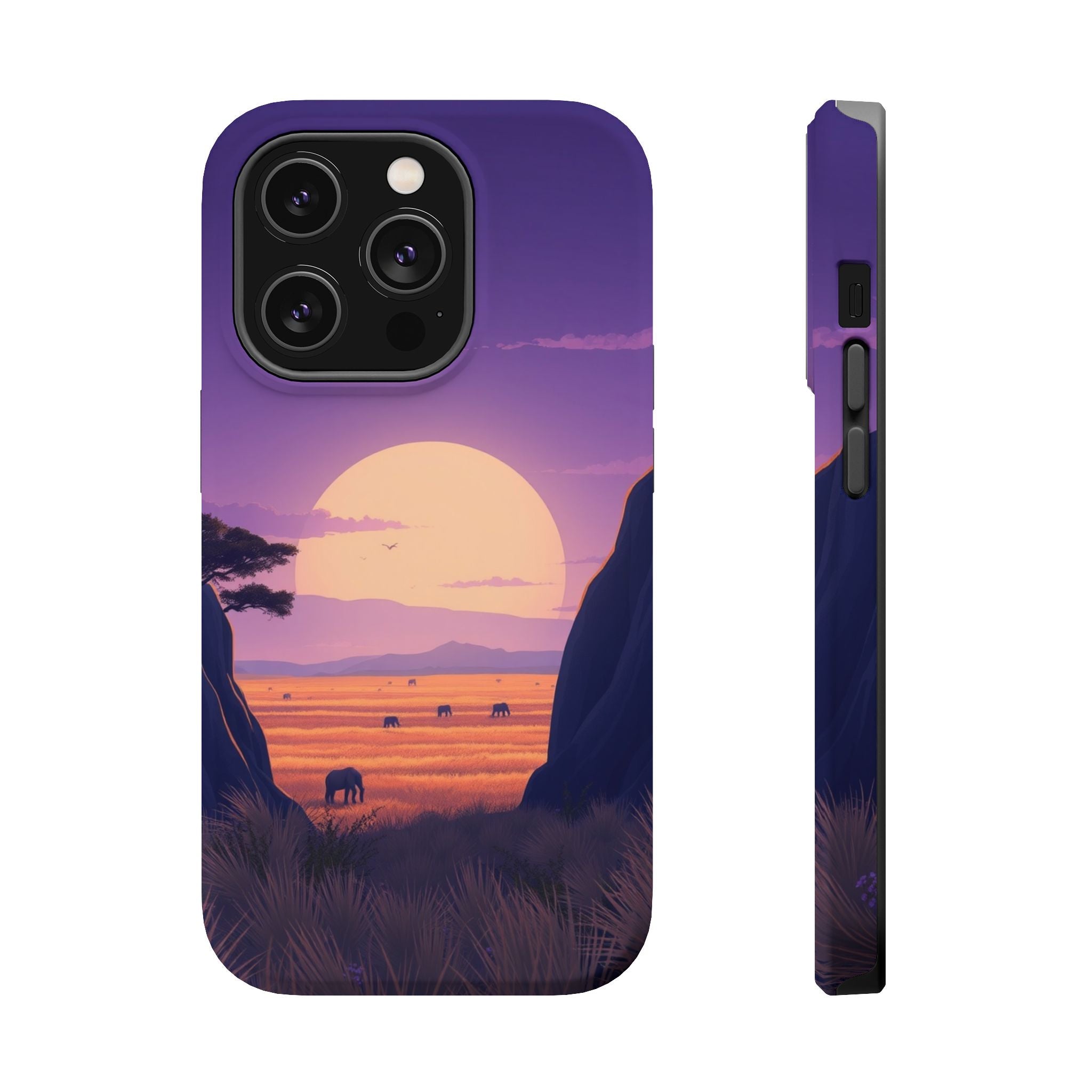 iPhone Lavender And Pearl Savanna Horizon Slim iPhone 18 Everyday · iPhone Case