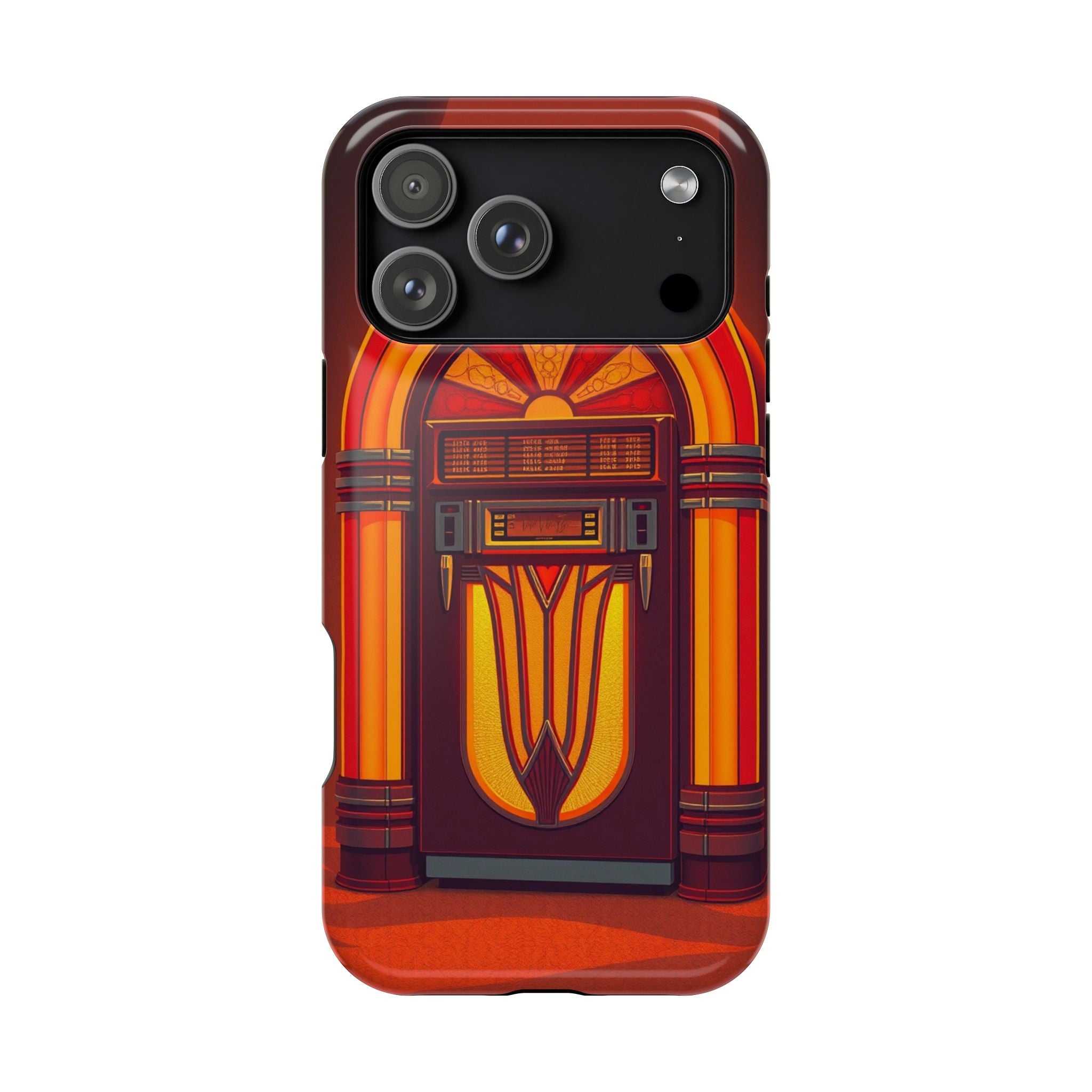 iPhone Jukebox Glow Pop Art Bold Bold Modern Everyday Snap Case · iPhone Case