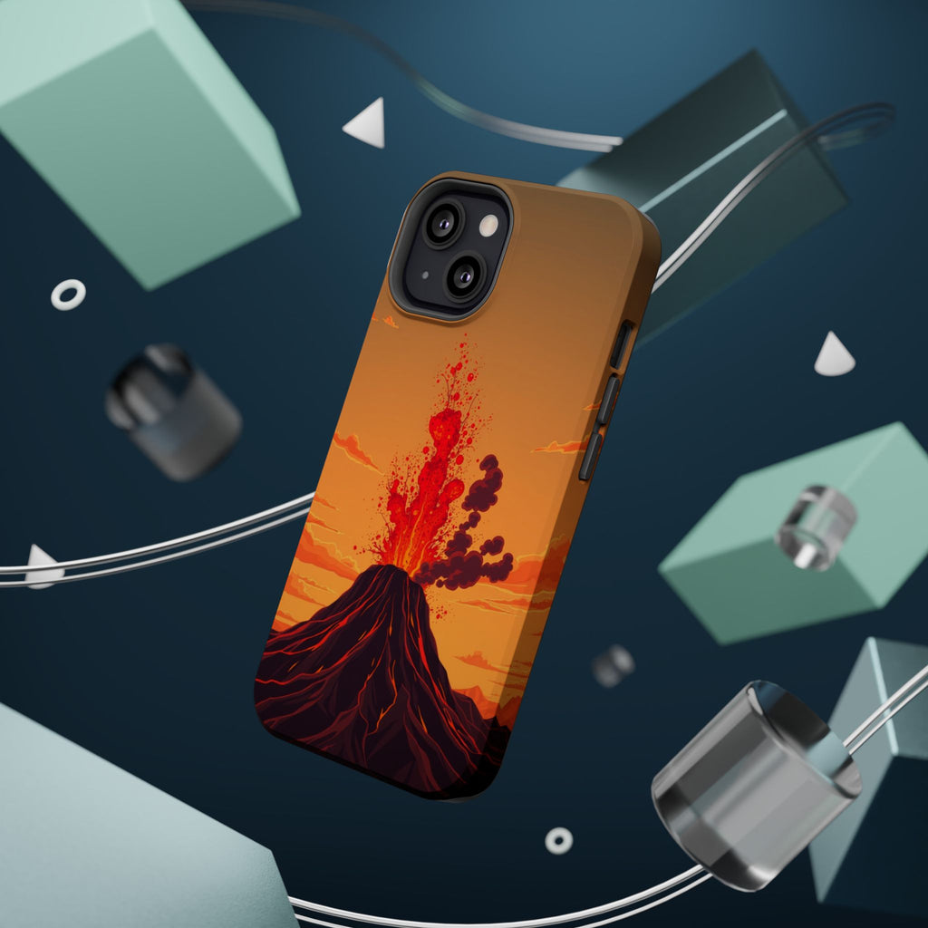 iPhone Sunset Amber And Peach Volcanic Eruption Soft iPhone Finish · iPhone Case
