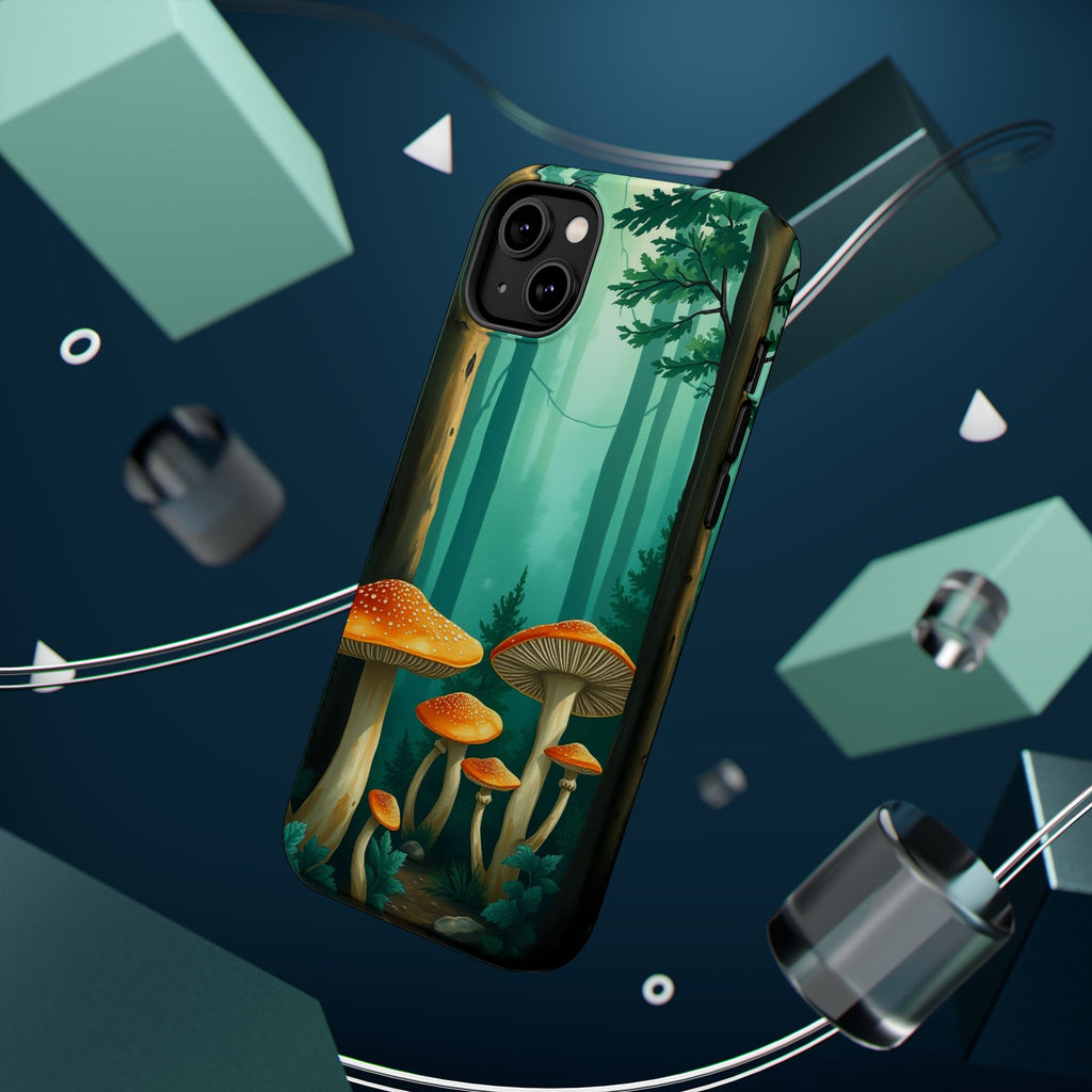 iPhone Mushroom Forest Oil Painting Impressionist iPhone Clean Minimal · iPhone