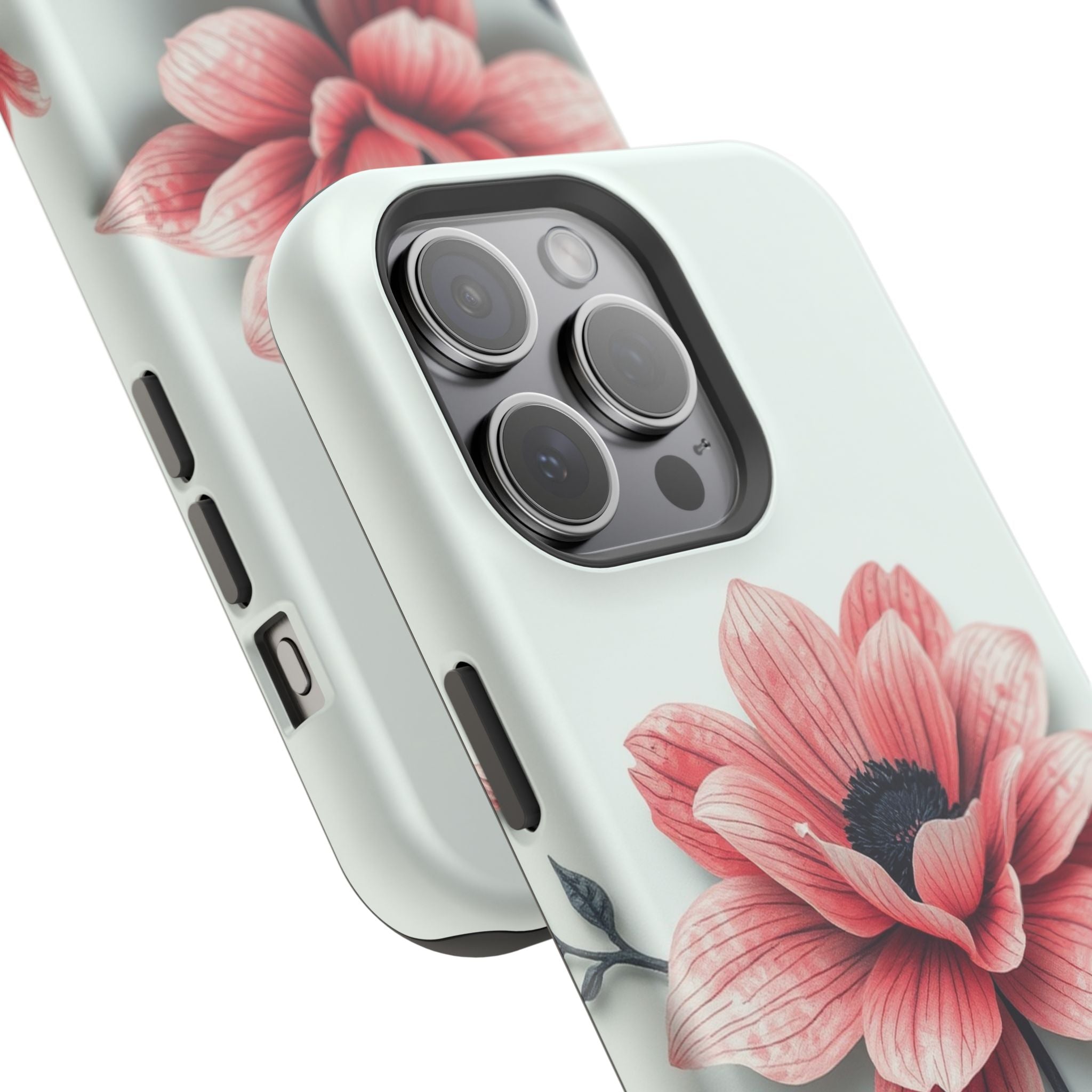 iPhone Dreamy Floral Ink Wash Design Slim Everyday iPhone 12 Designer · iPhone C