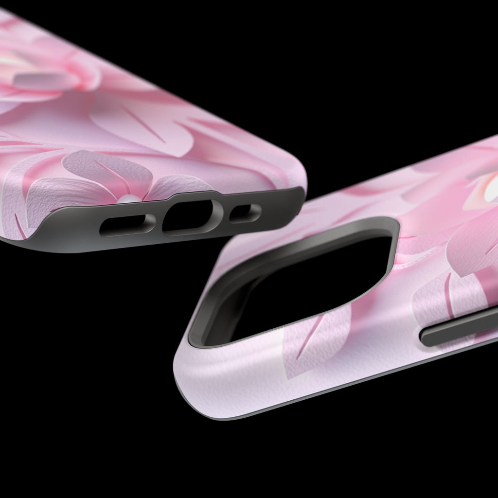iPhone Floral Geometric Paper Cut Art Slim Everyday Designer Case · iPhone Case