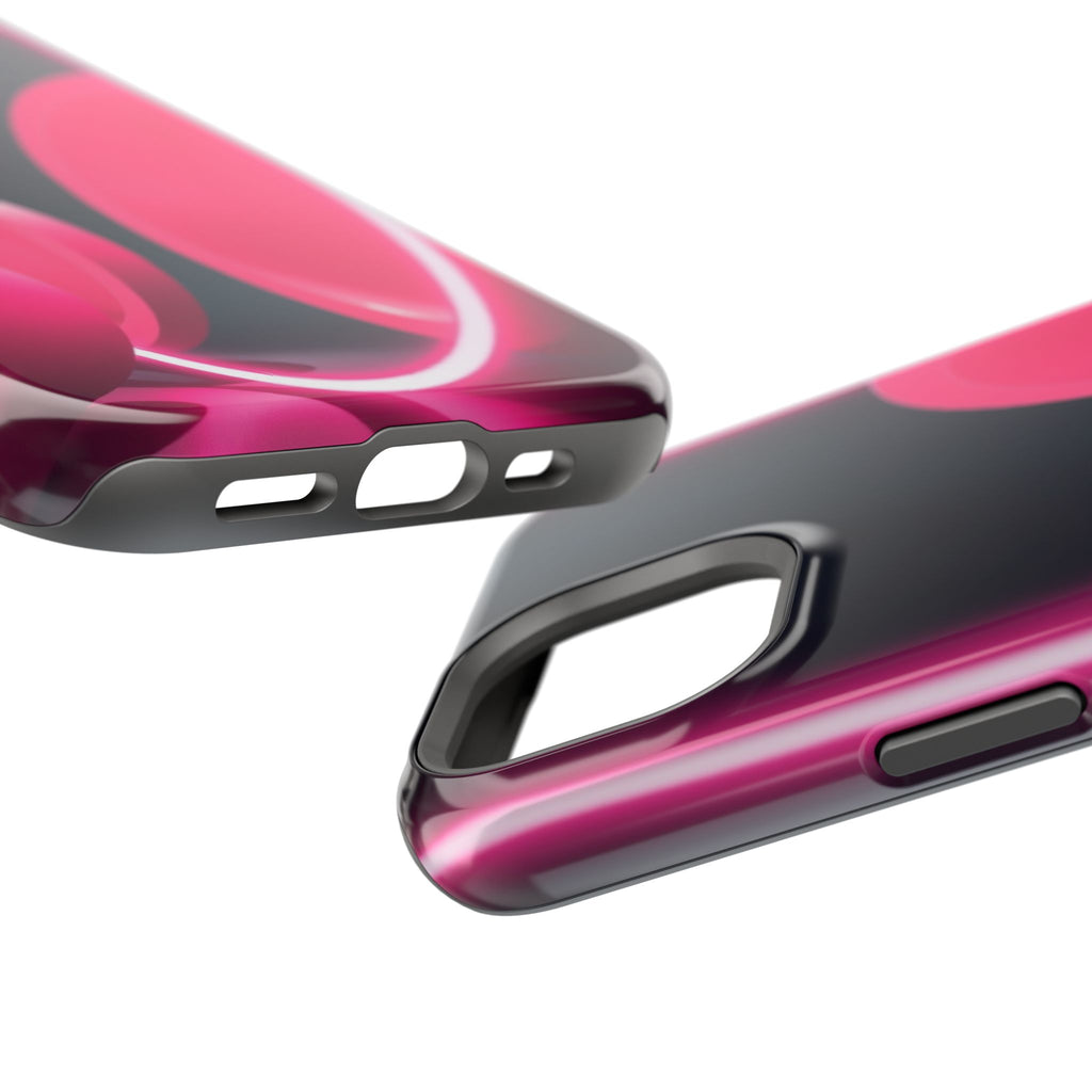 iPhone 1960s Mod Circles Neon Cyberpunk Slim Everyday Designer Case · iPhone Cas