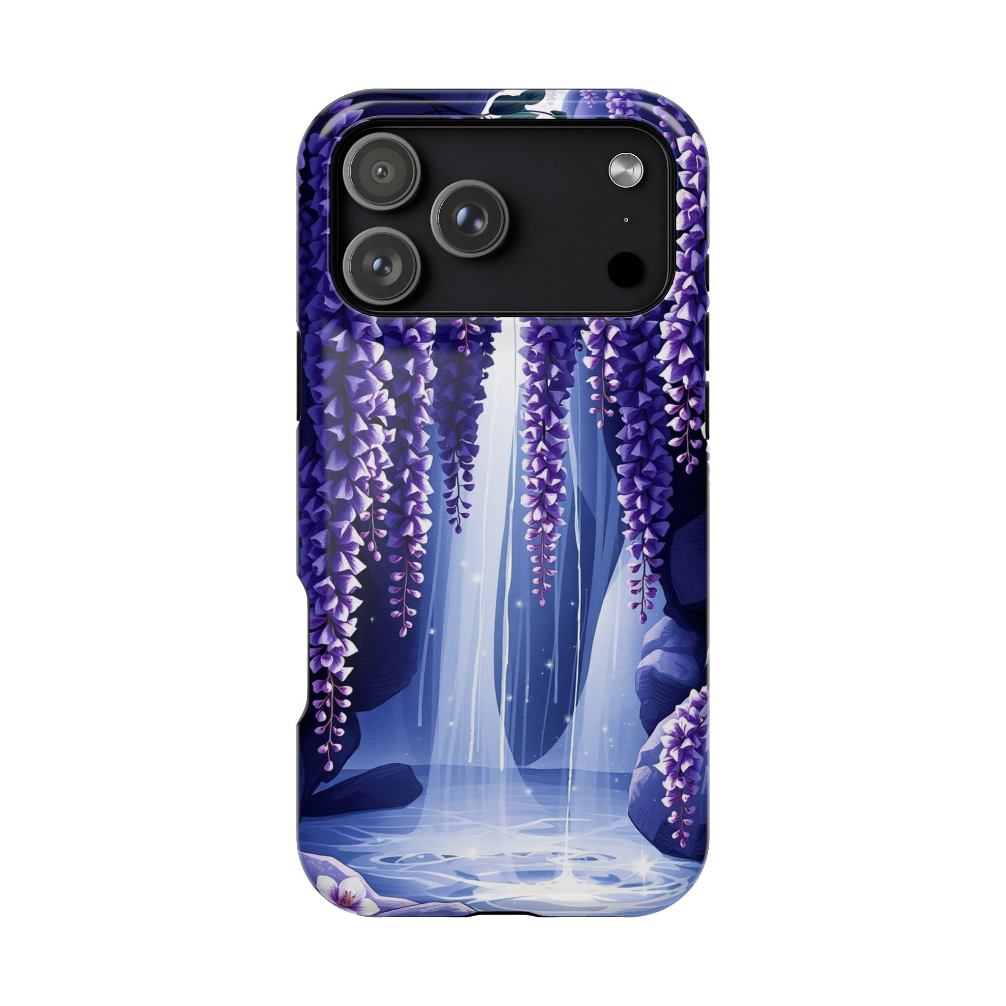 iPhone Wisteria Cascade Serene Design Slim Snap Case Ga · iPhone Case
