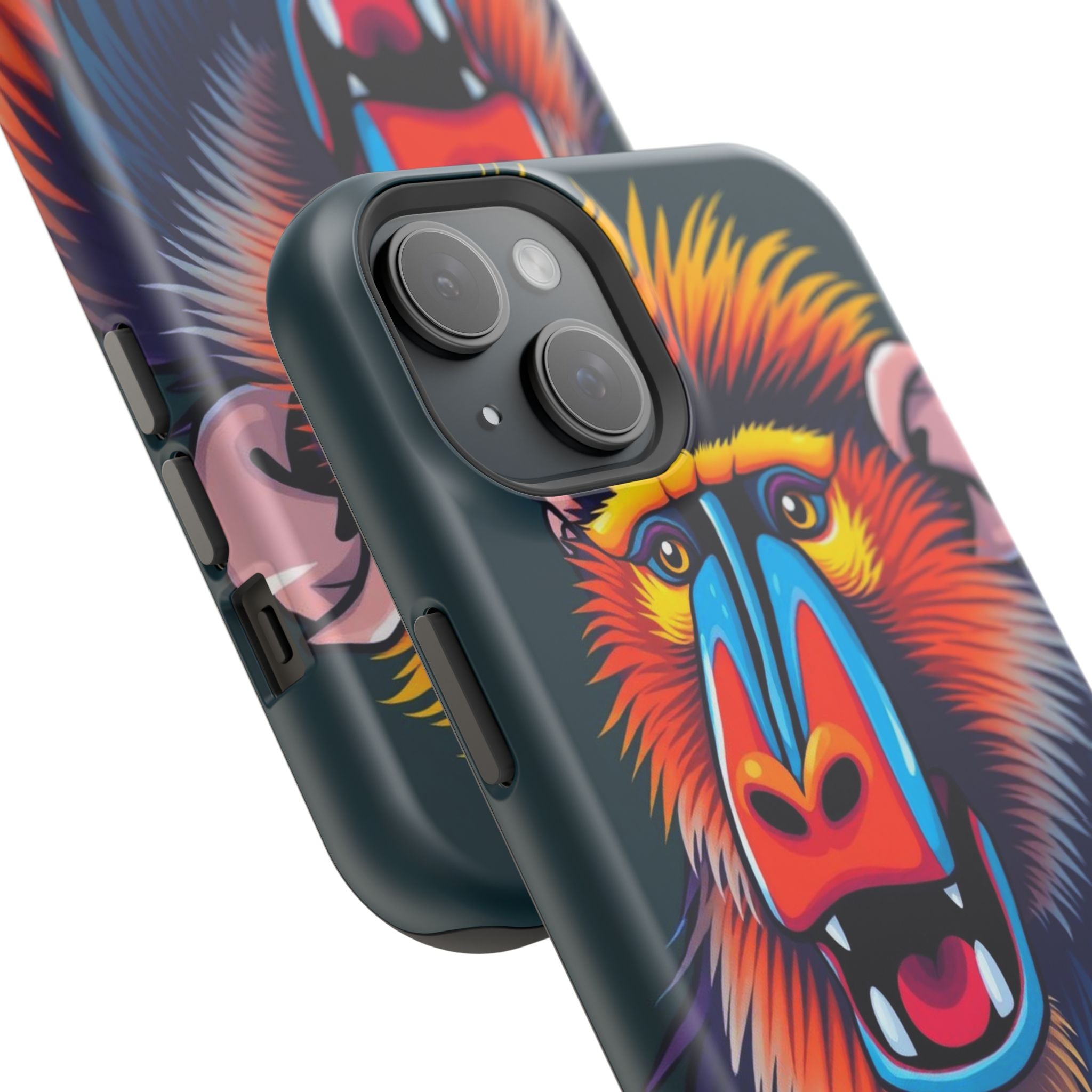 iPhone Mandrill Colorful Face Kids Fun iPhone Phone Case Gift Slim · iPhone Case