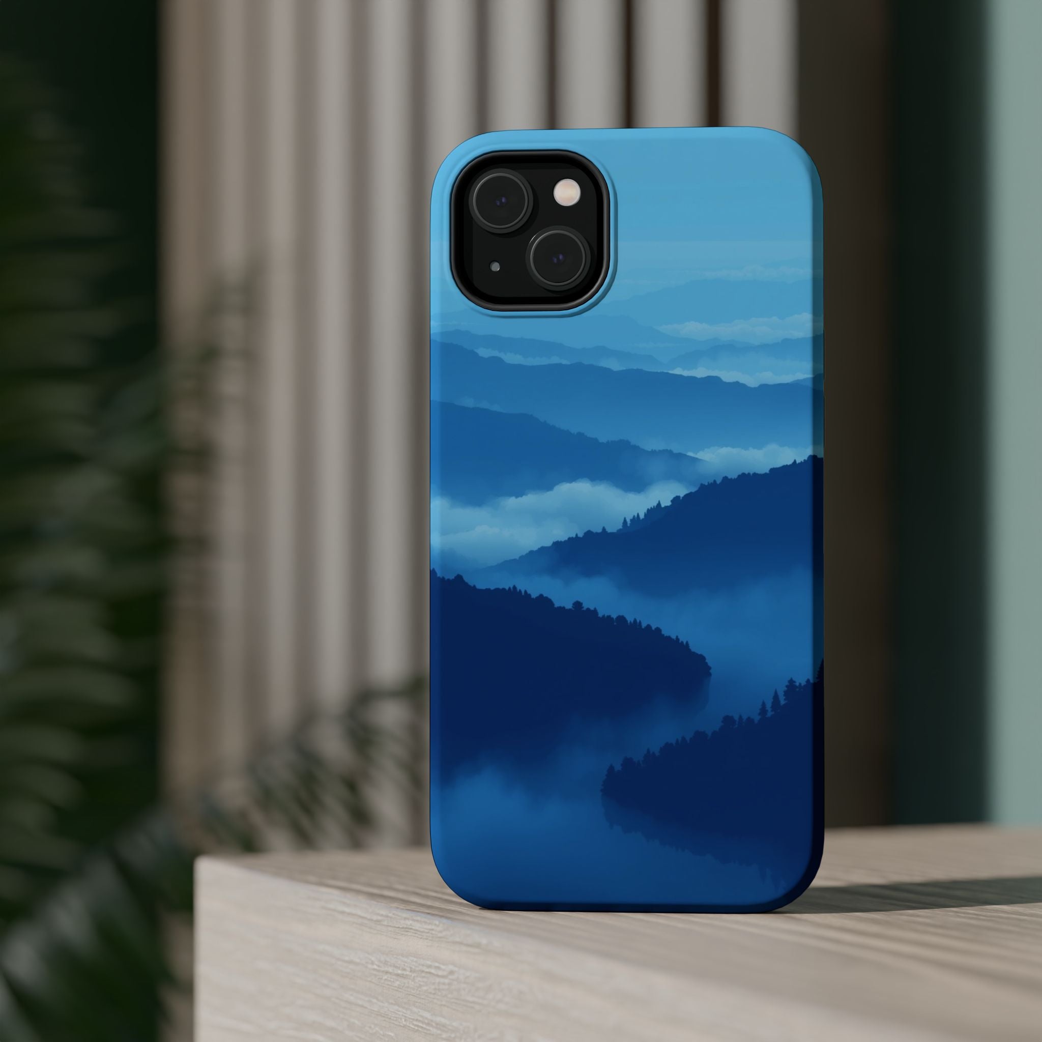 iPhone Fog Rolling Over Hills Pixel Art -Bit Slim iPhone Everyday · iPhone Case