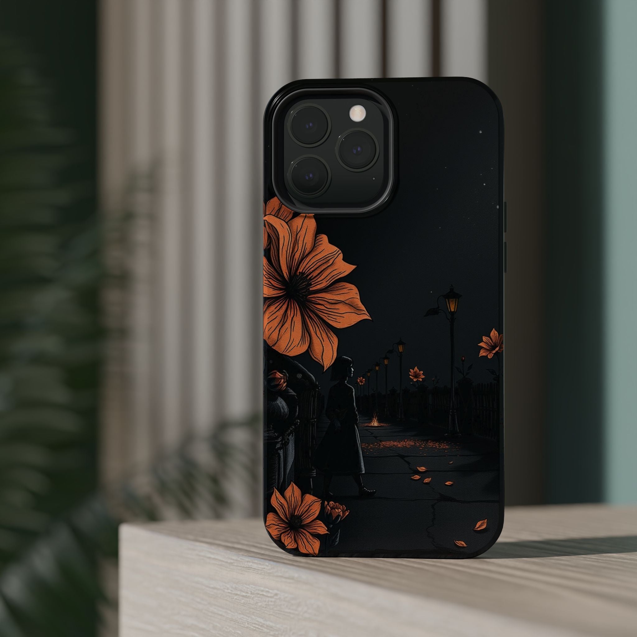 iPhone Night Bloomer Electric Art Bold Modern Everyday Snap Case · iPhone Case