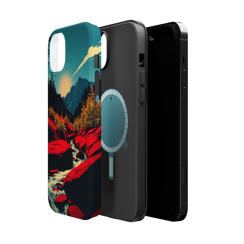iPhone Earthy Spring Creek Design Bold Modern Everyday Snap Case · iPhone Case