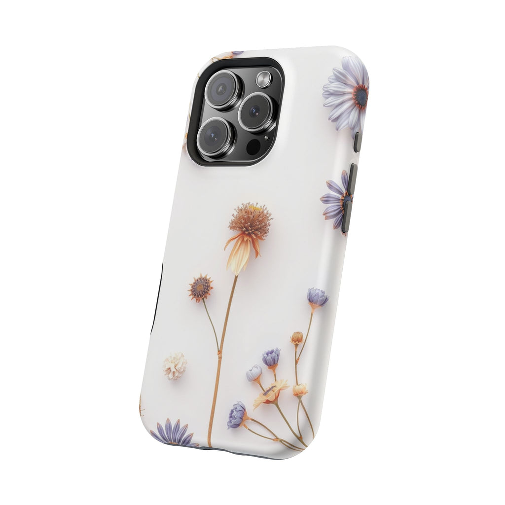 iPhone Dried Flower Flat Lay Bold Art Slim Everyday Designer Case · iPhone Case