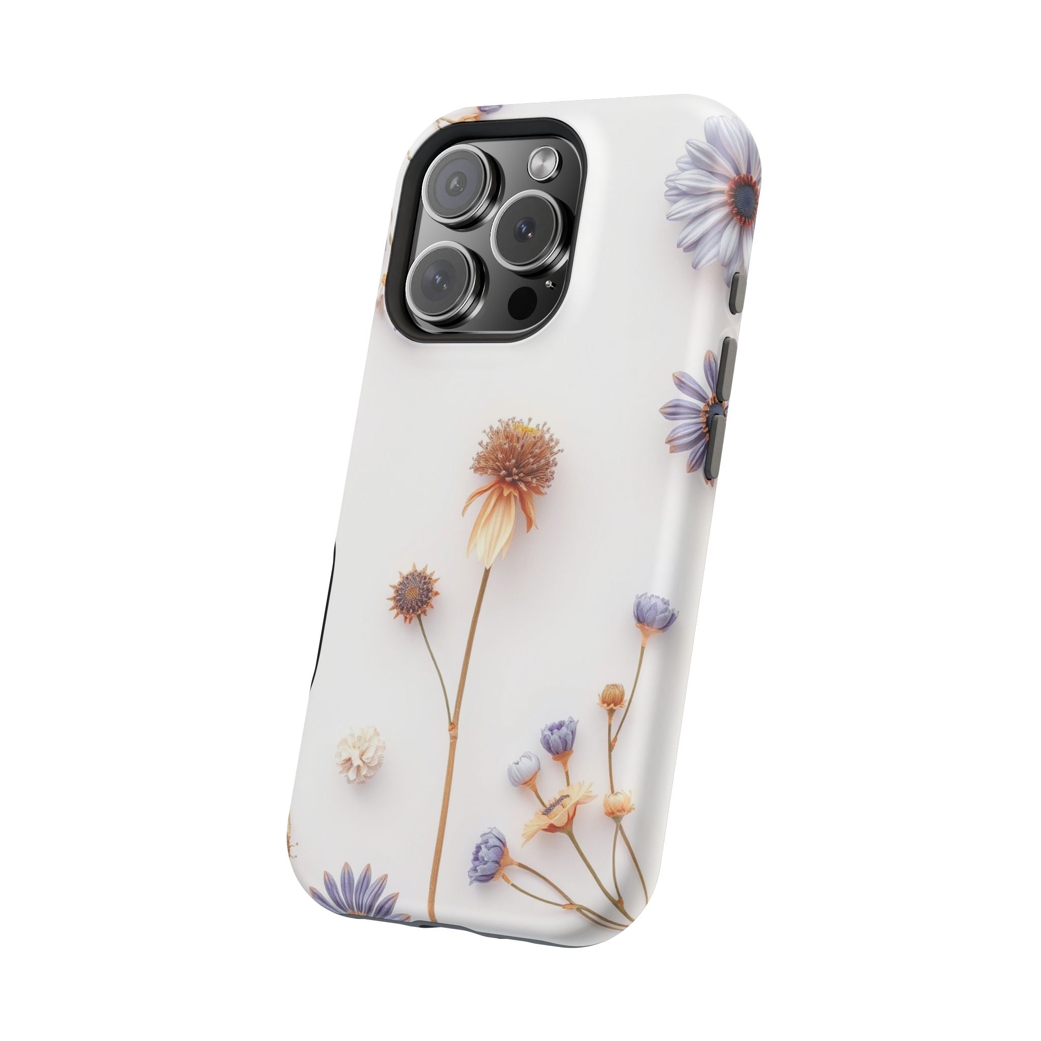 iPhone Dried Flower Flat Lay Bold Art Slim Everyday Designer Case · iPhone Case