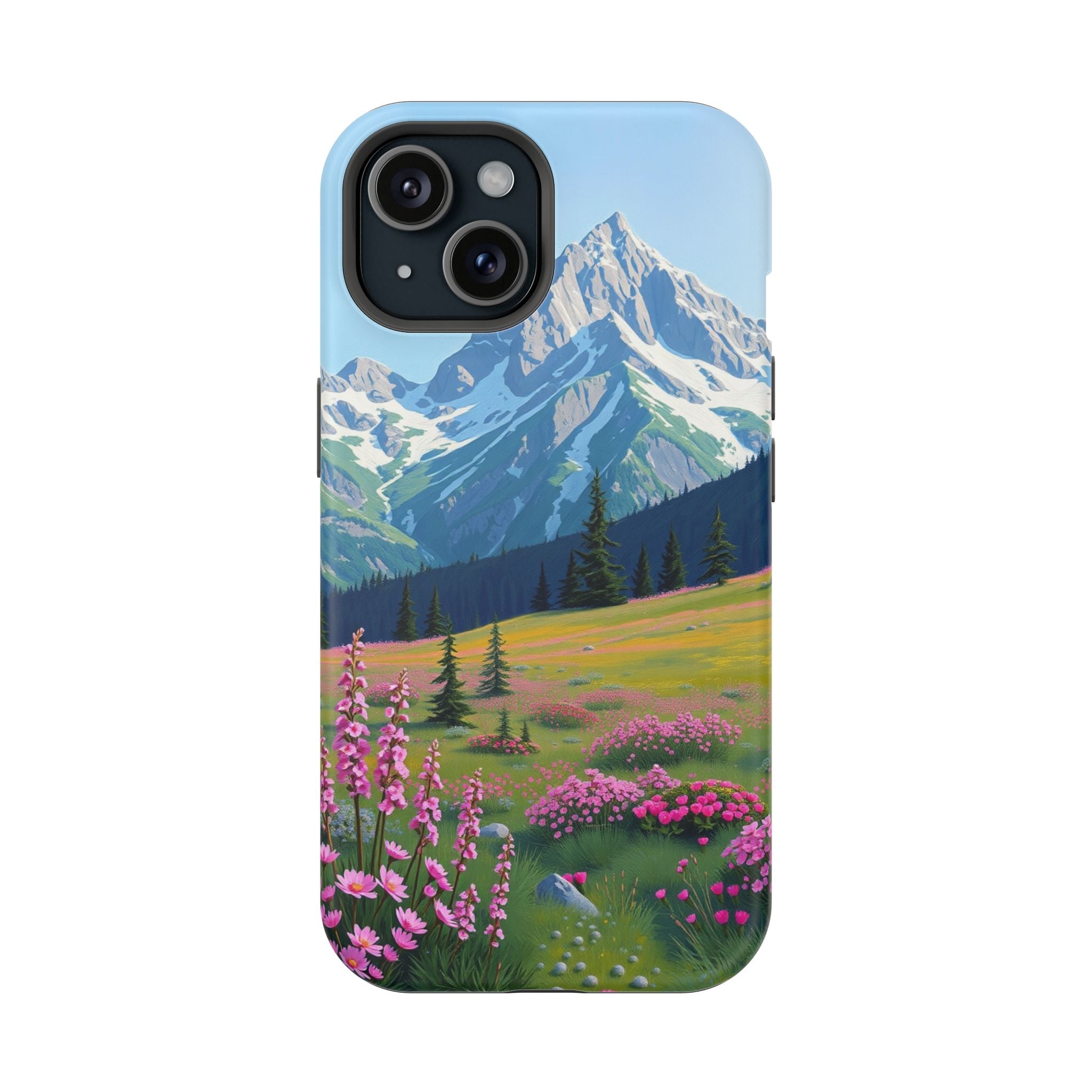 iPhone Earthy Alpine Meadow Design Bold Modern Everyday Snap Case · iPhone Case