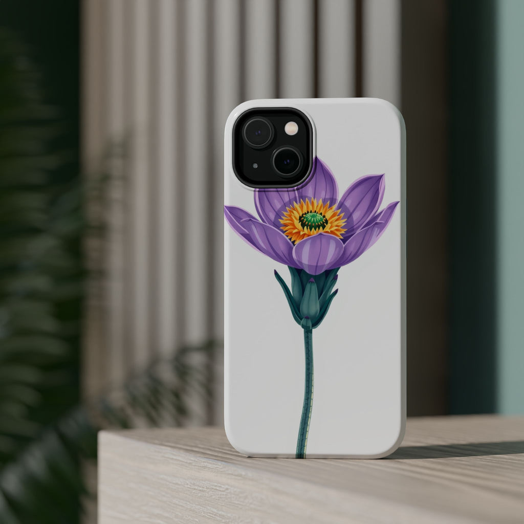 iPhone Indigo And Violet Desert Flower Slim Everyday Designer Case · iPhone Case