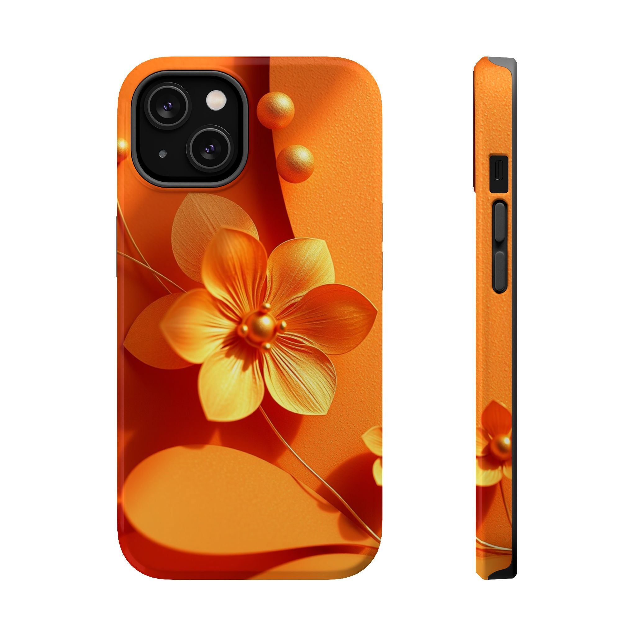 iPhone Floral Geometric Gold Foil Luxury Slim Everyday iPhone Designer · iPhone