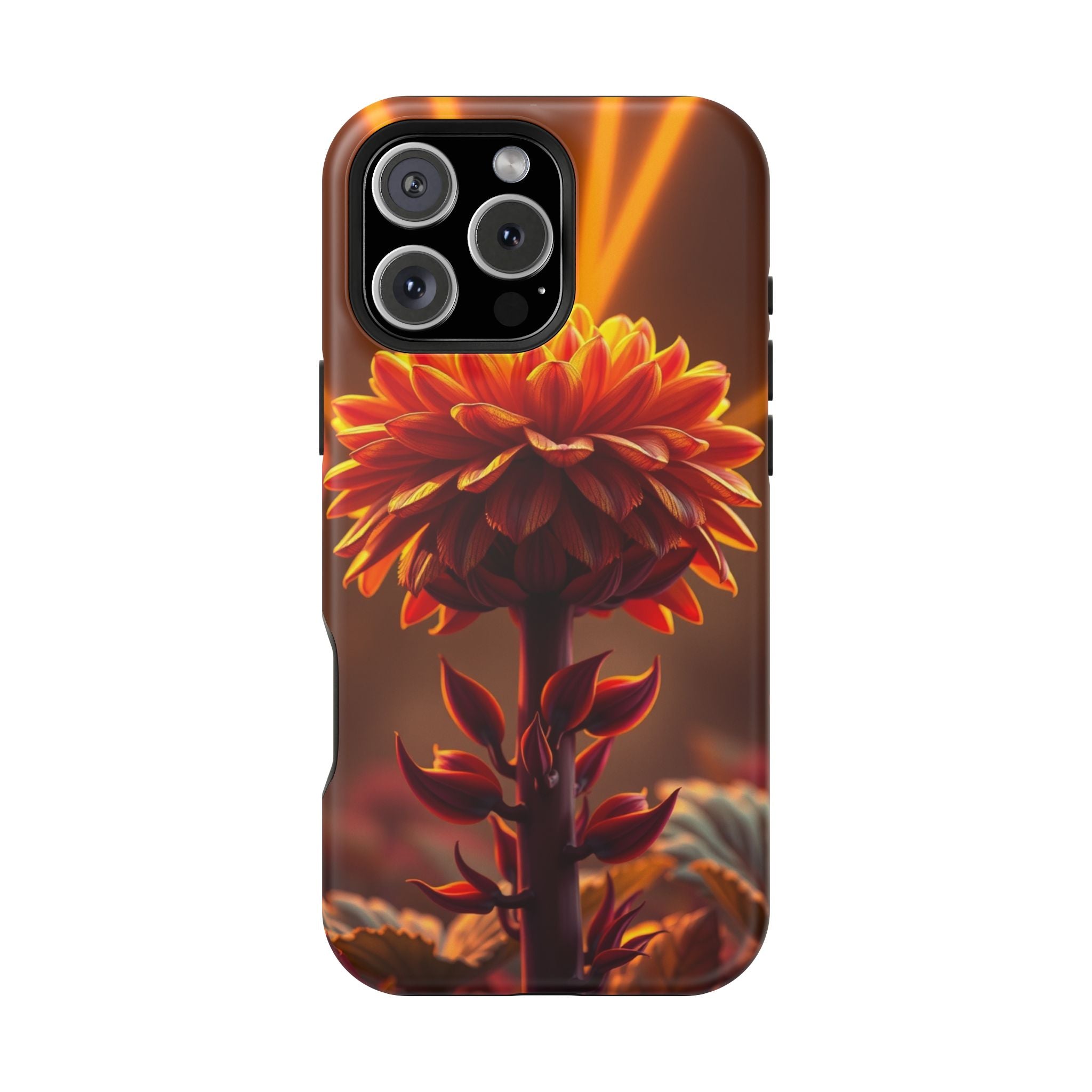 iPhone Mustard And Rust Ranunculus Stack Slim Everyday iPhone Designer · iPhone